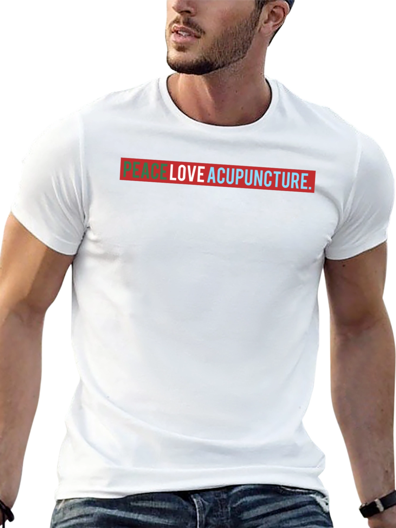 Peace Love Acupuncture Graphic T-Shirt