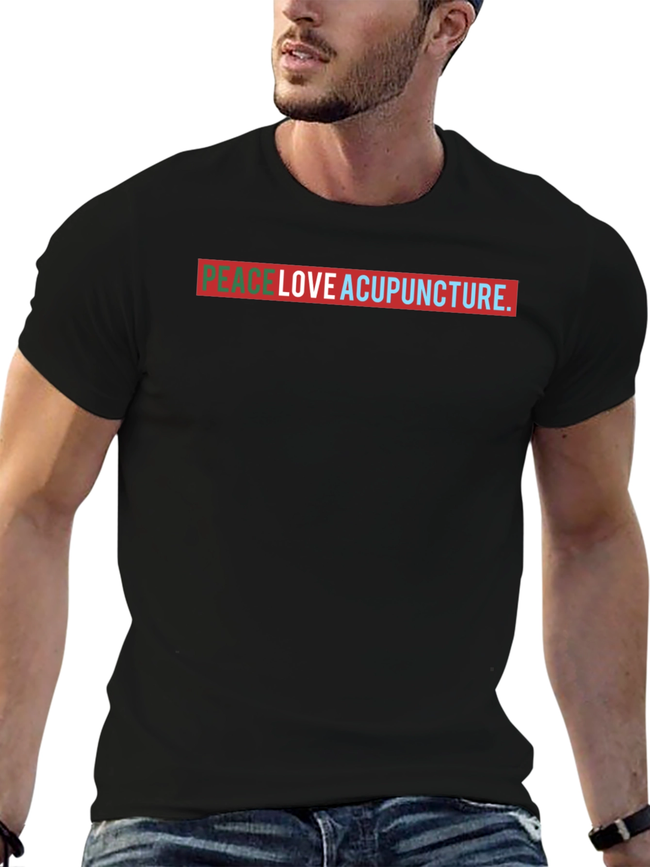 Peace Love Acupuncture Graphic T-Shirt