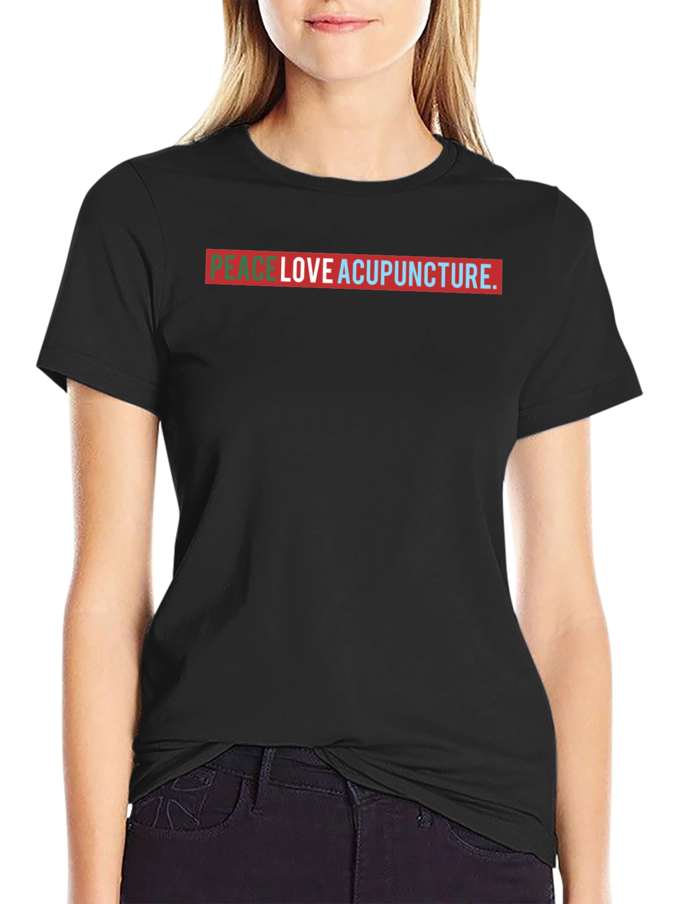 Peace Love Acupuncture Graphic T-Shirt