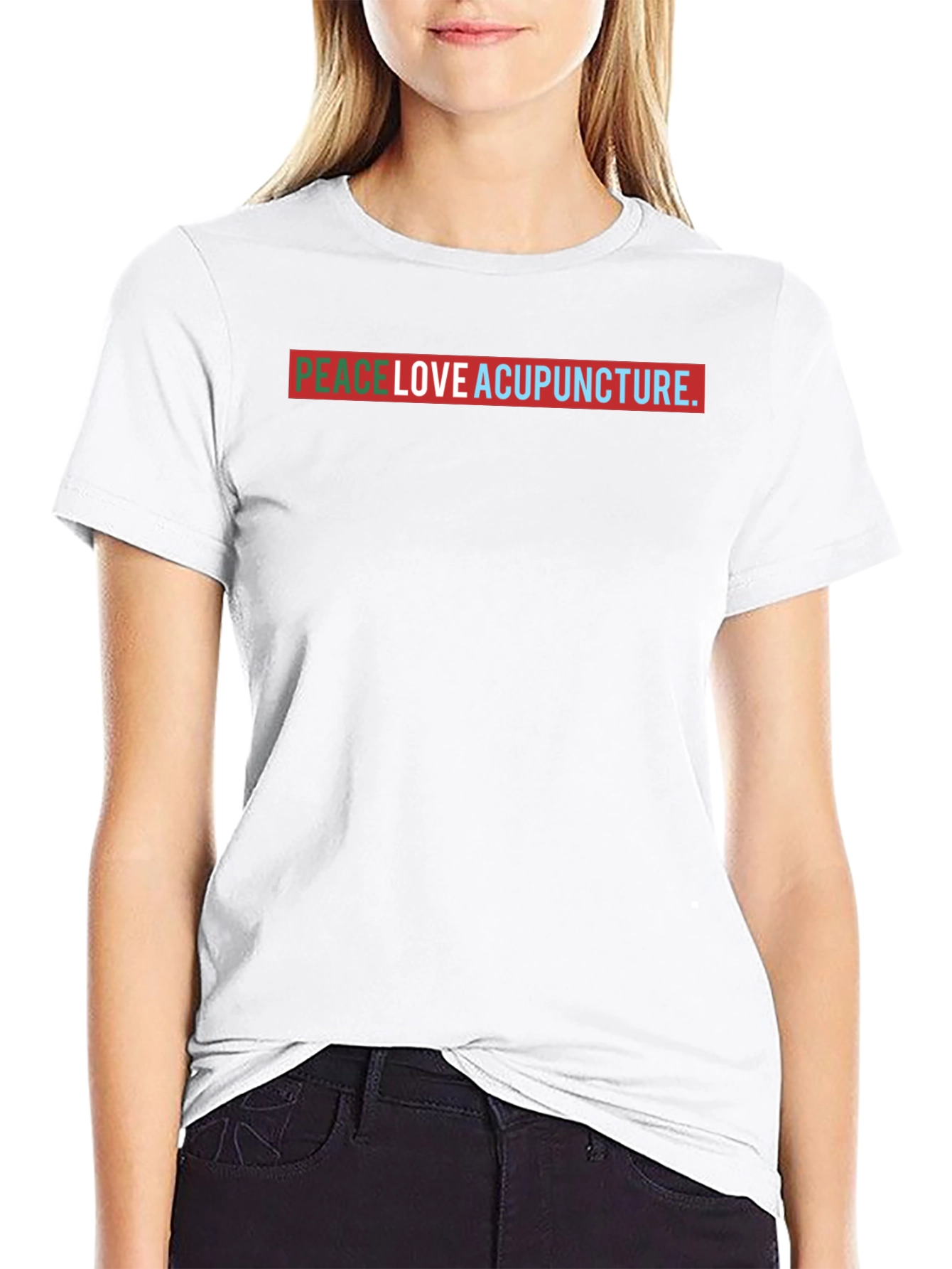 Peace Love Acupuncture Graphic T-Shirt