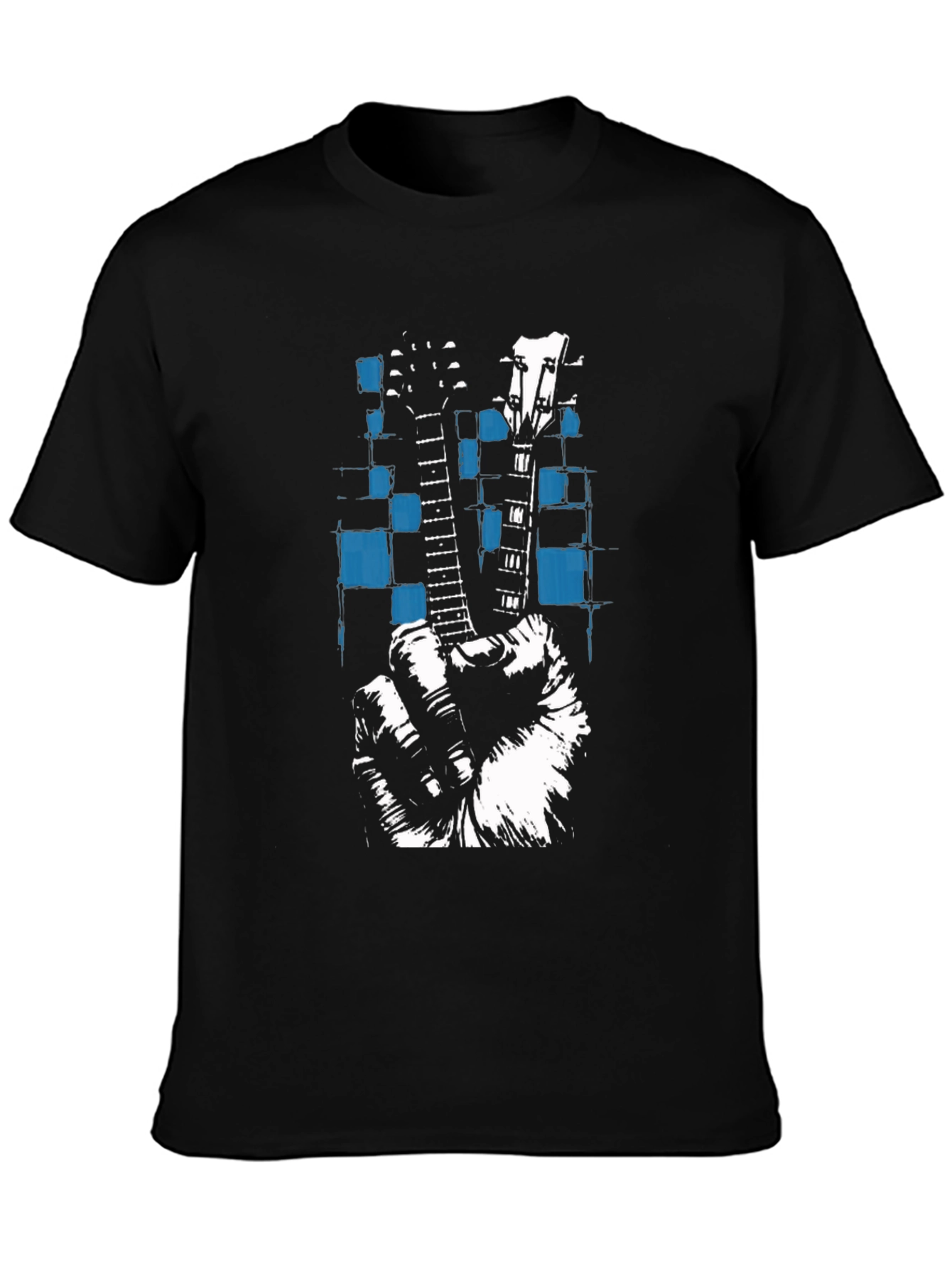 Guitar Peace Sign Graphic Tee