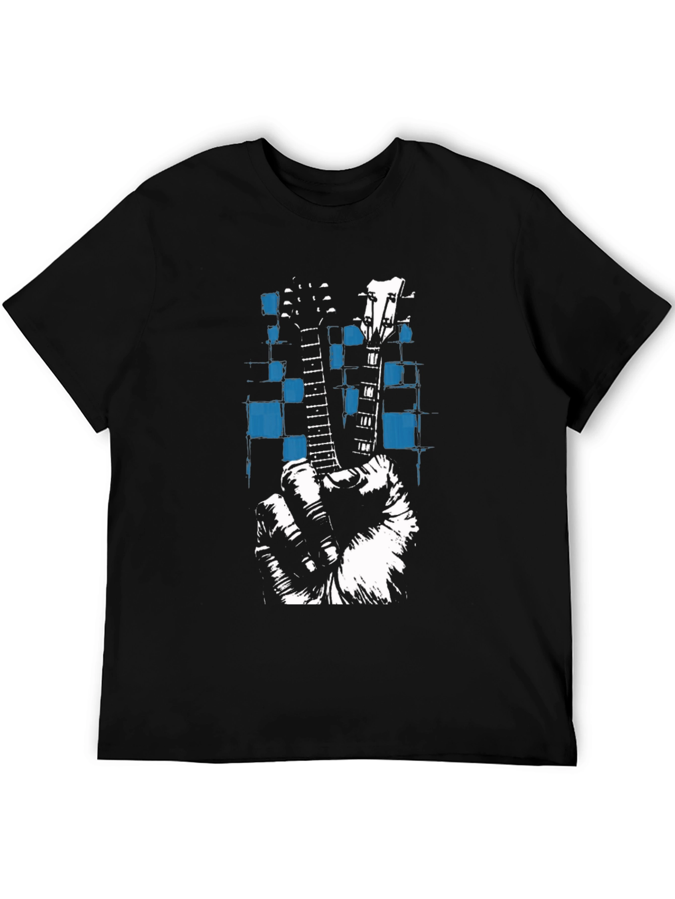 Guitar Peace Sign Graphic Tee