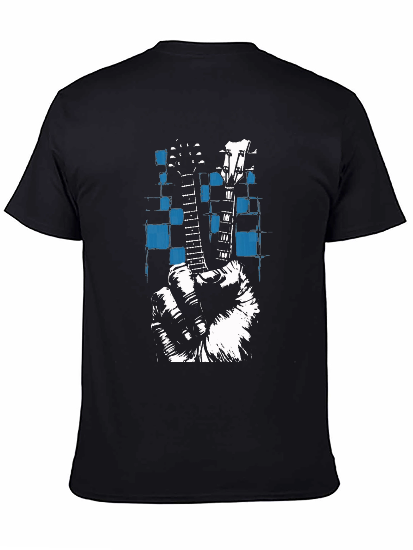 Guitar Peace Sign Graphic Tee