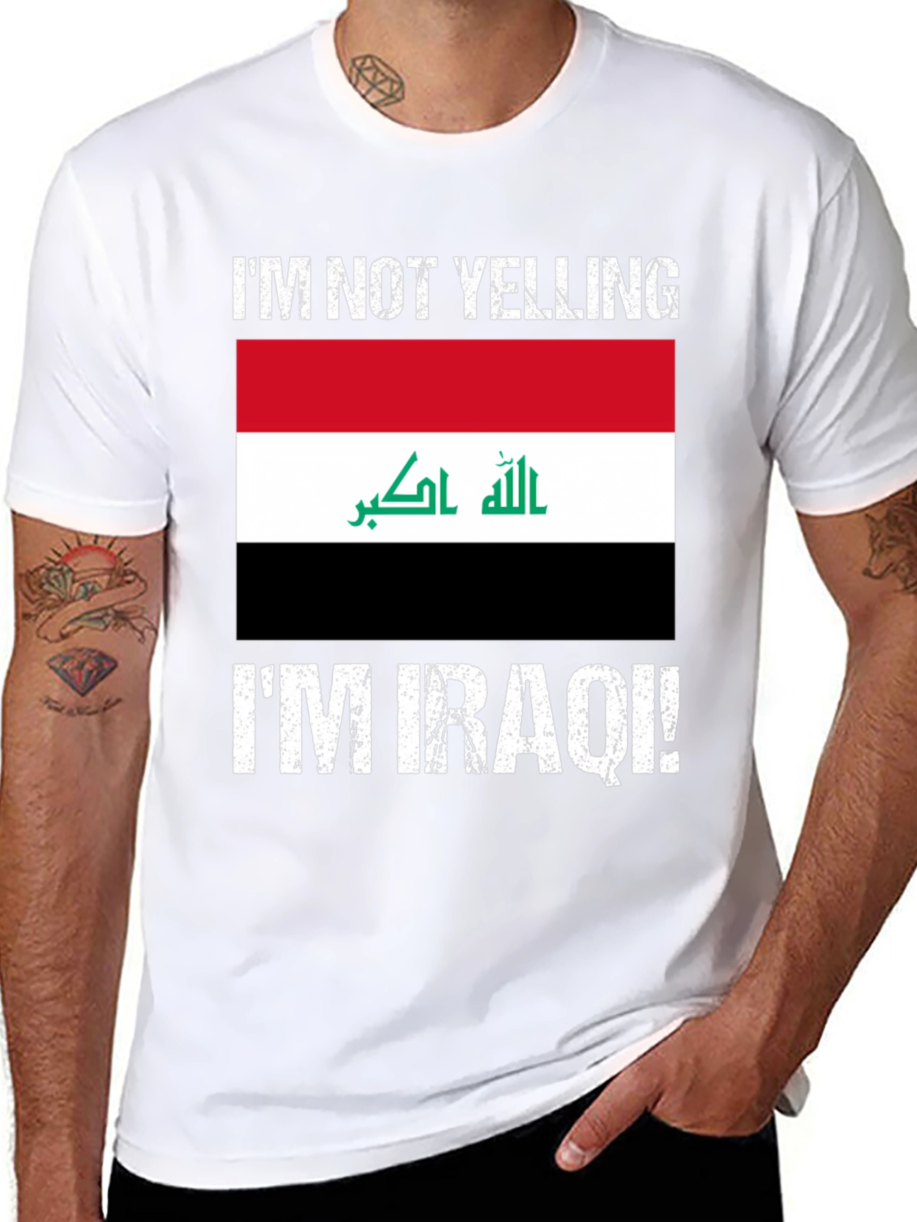 Im Not Yelling Im Iraqi T-Shirt