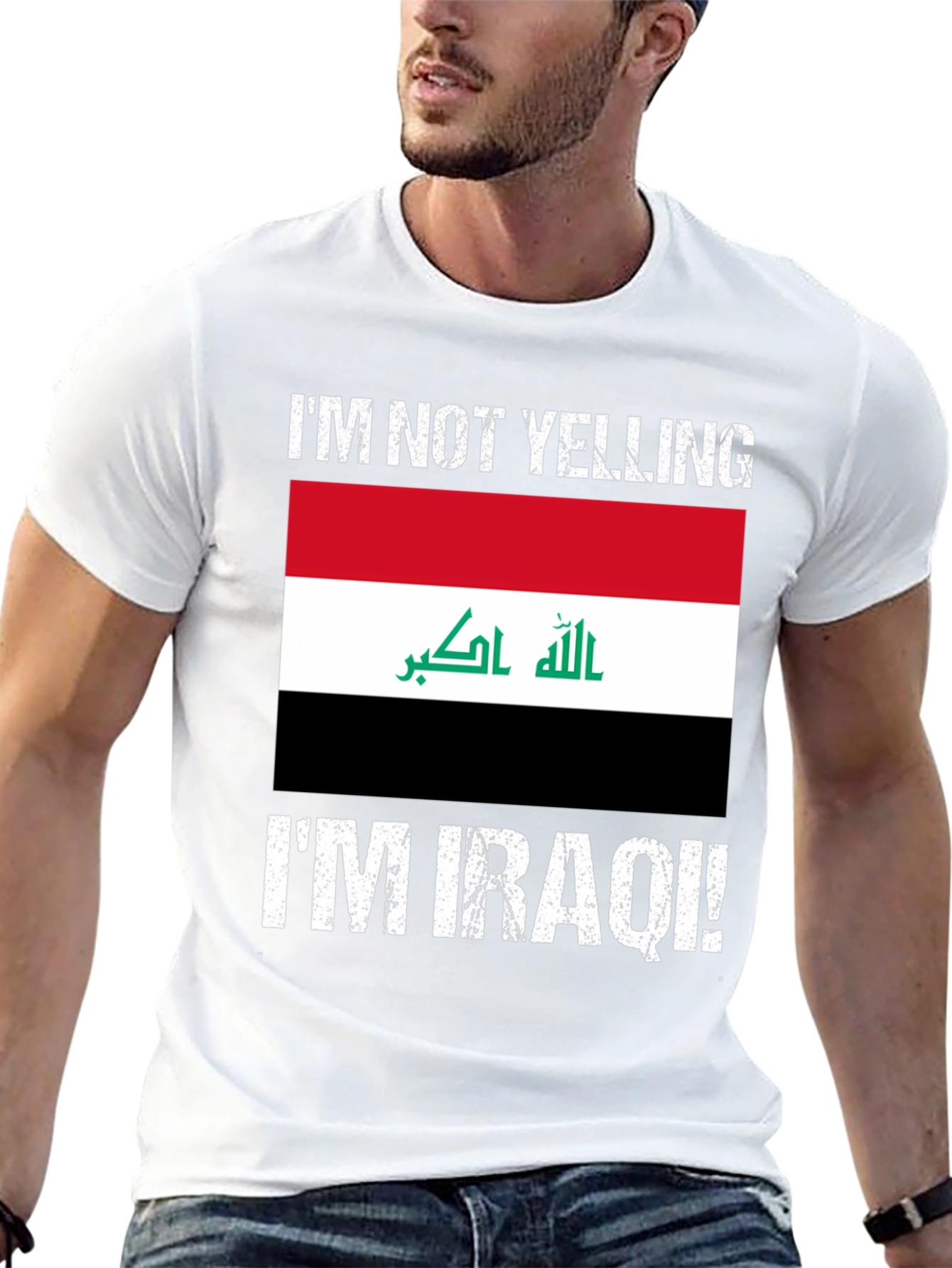 Im Not Yelling Im Iraqi T-Shirt