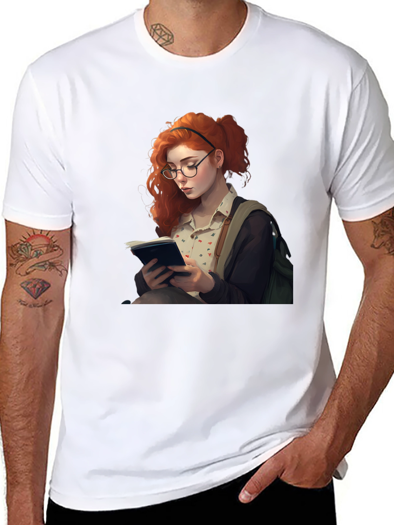 Bookish Redhead Unisex T-Shirt