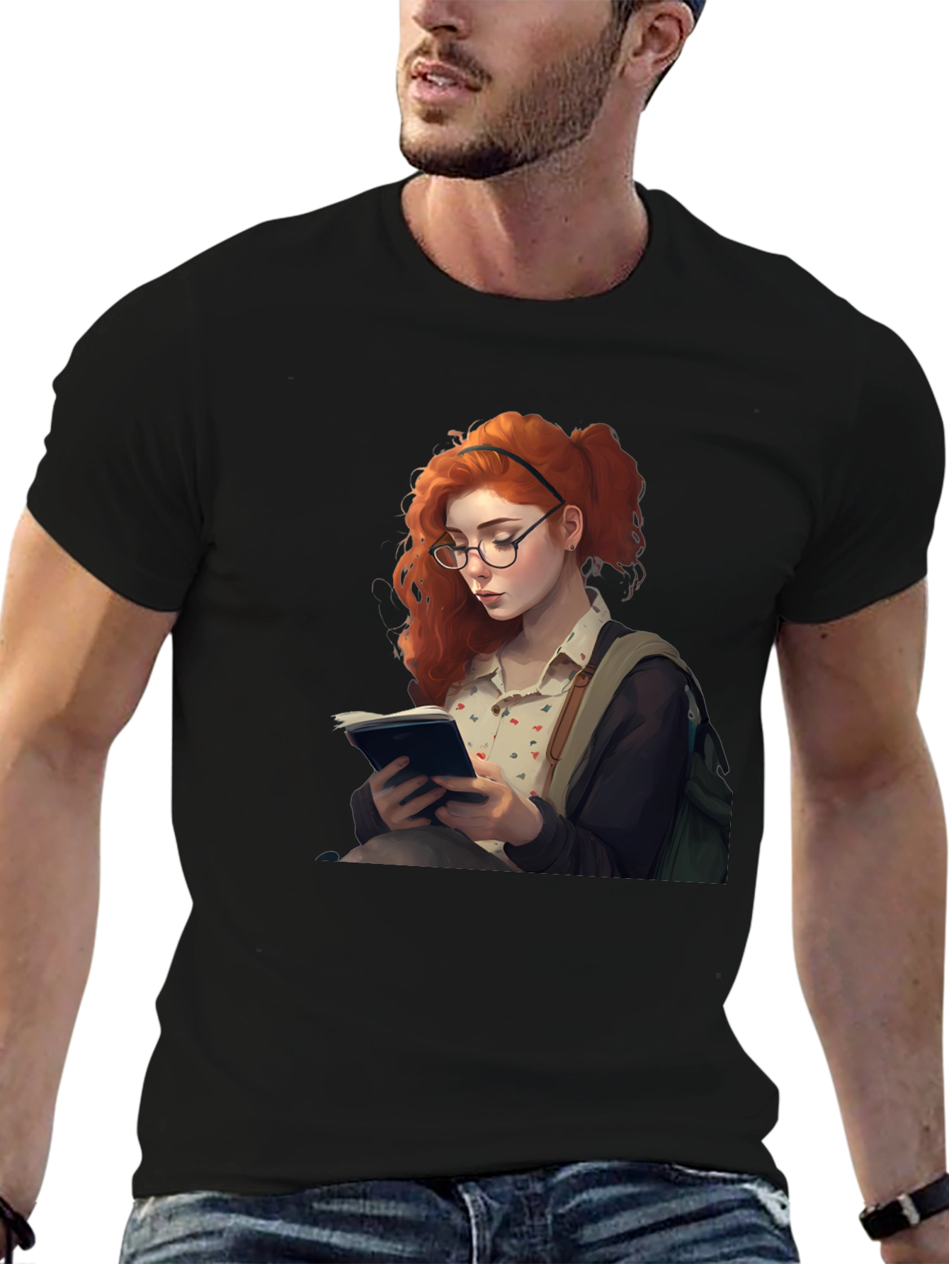 Bookish Redhead Unisex T-Shirt