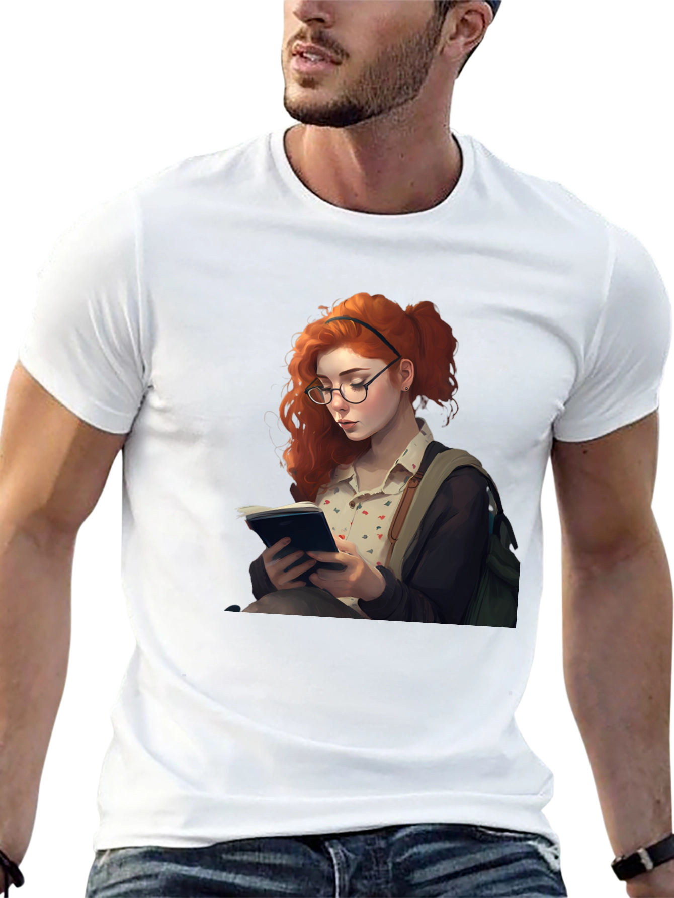 Bookish Redhead Unisex T-Shirt