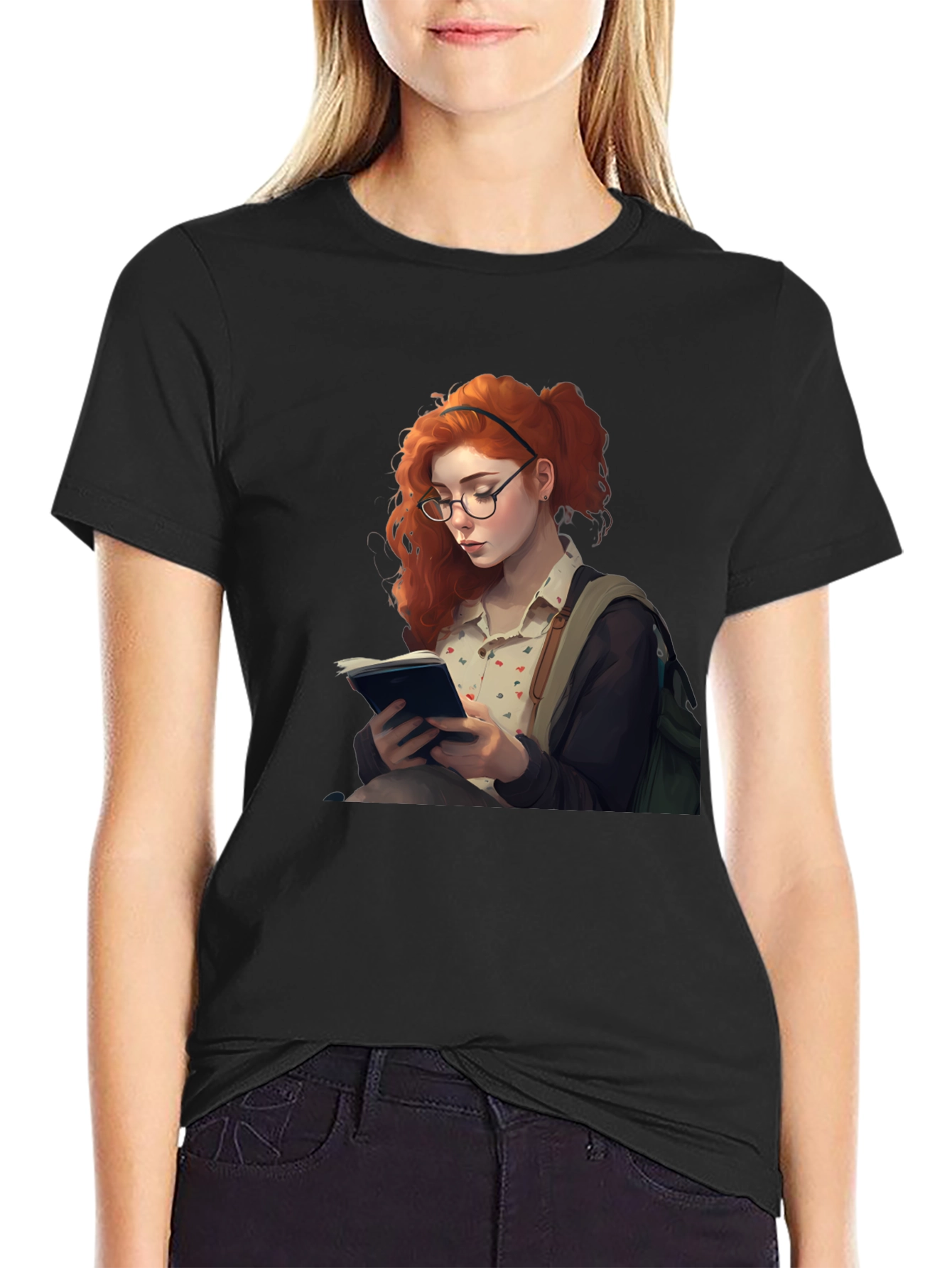 Bookish Redhead Unisex T-Shirt