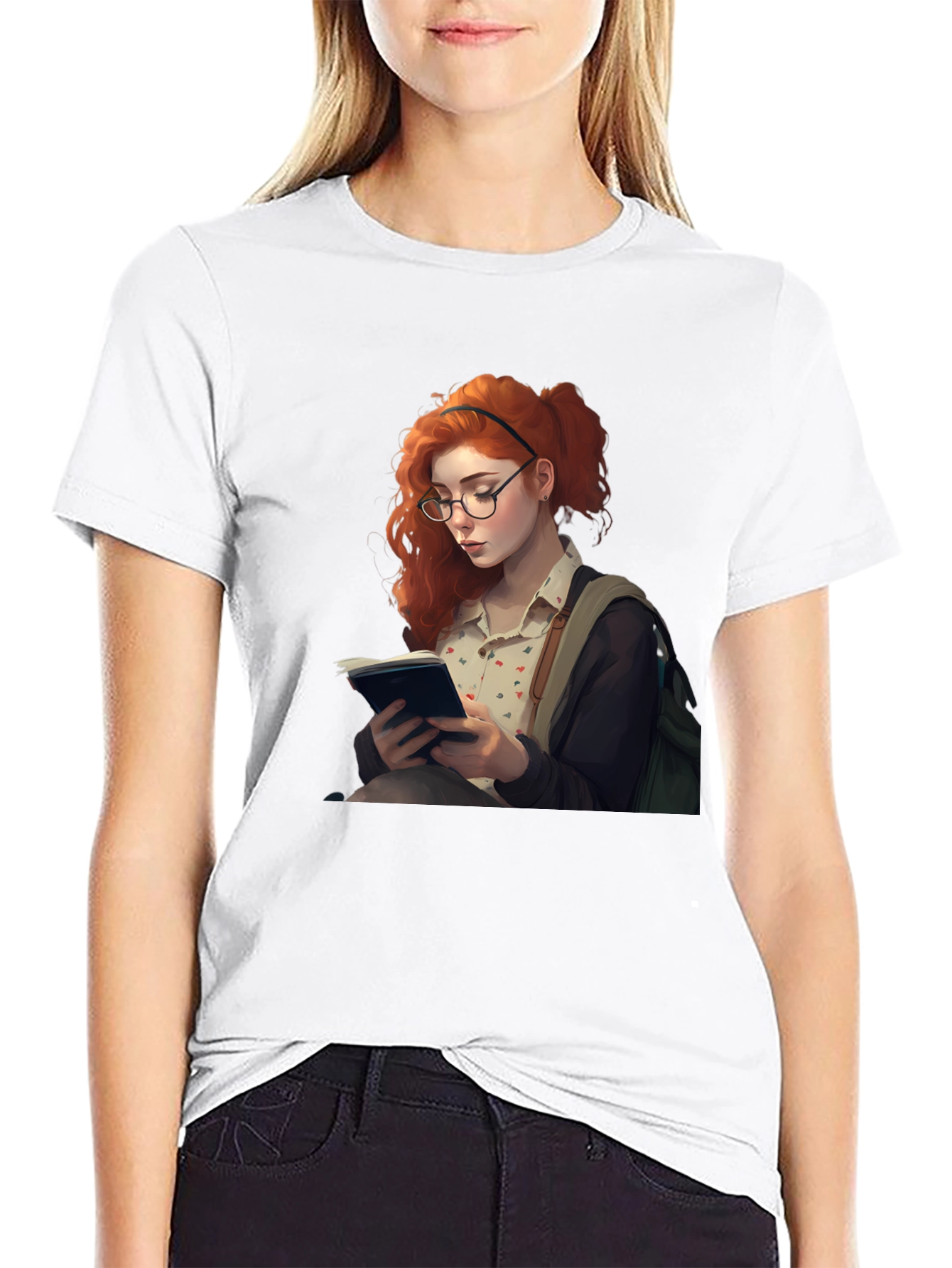 Bookish Redhead Unisex T-Shirt