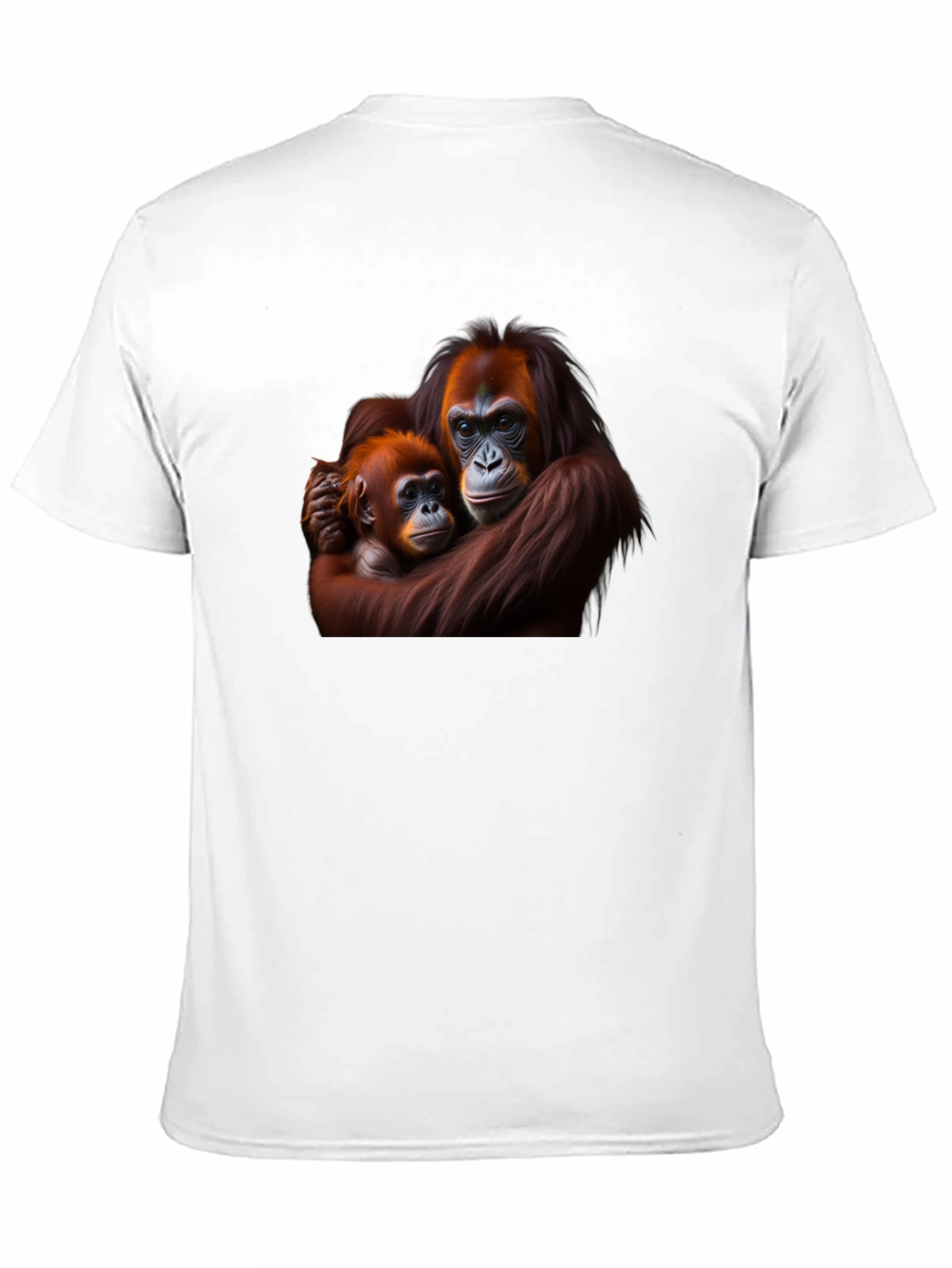 Orangutan Mother and Baby Graphic T-Shirt