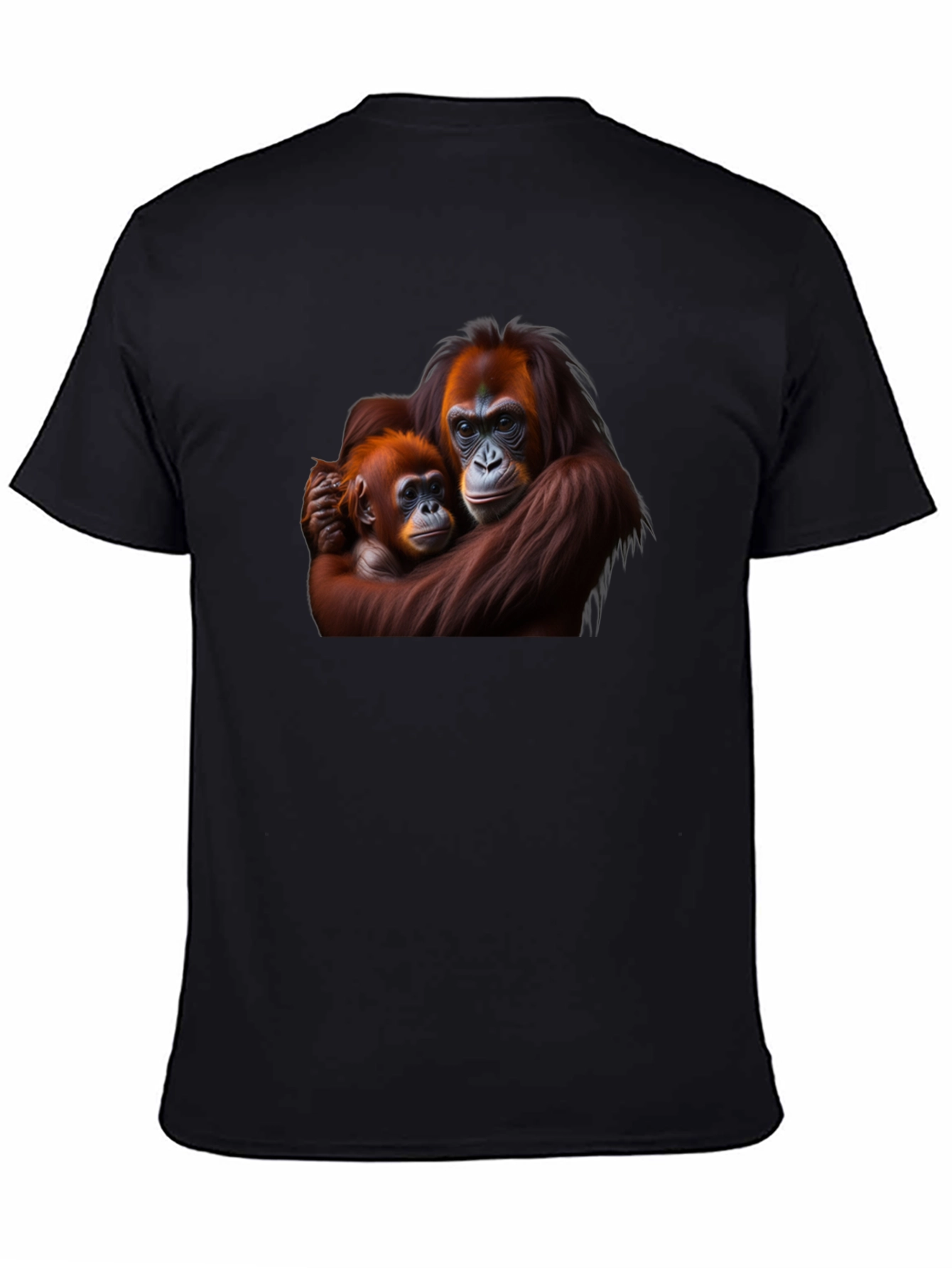 Orangutan Mother and Baby Graphic T-Shirt