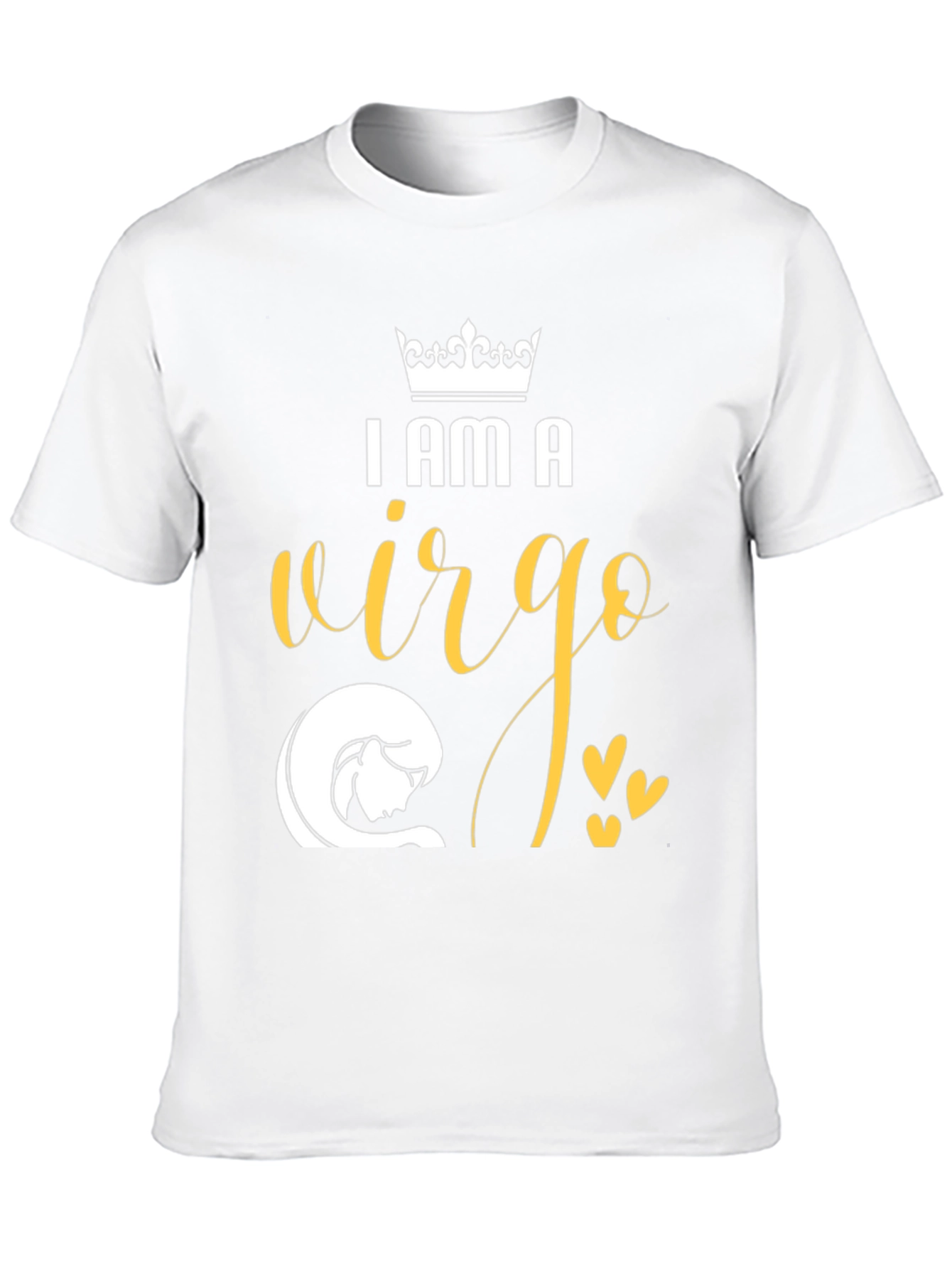 I Am A Virgo Zodiac Sign Black T-Shirt