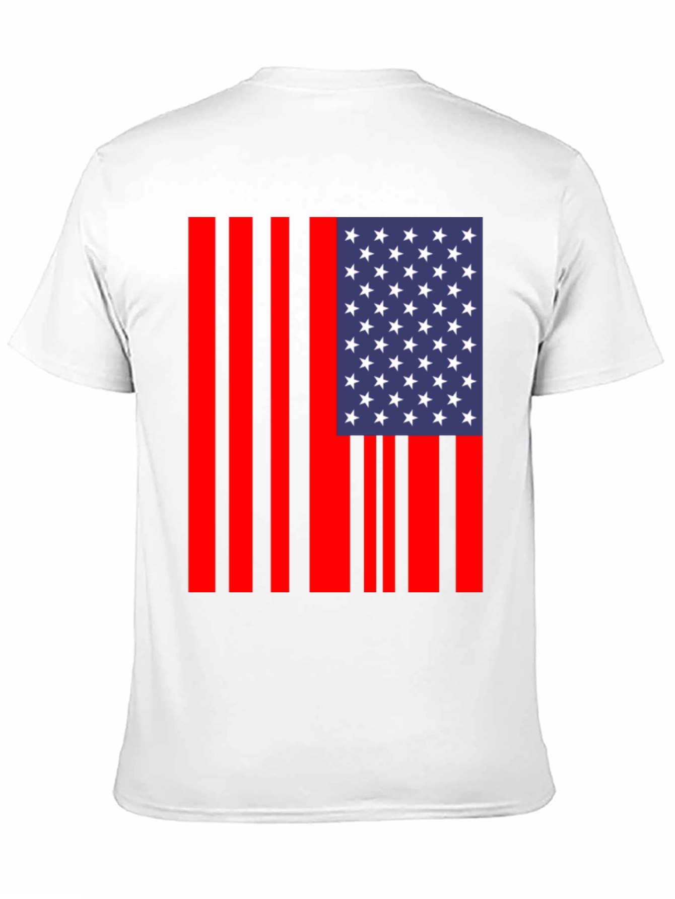 American Flag Stripe Graphic Tee