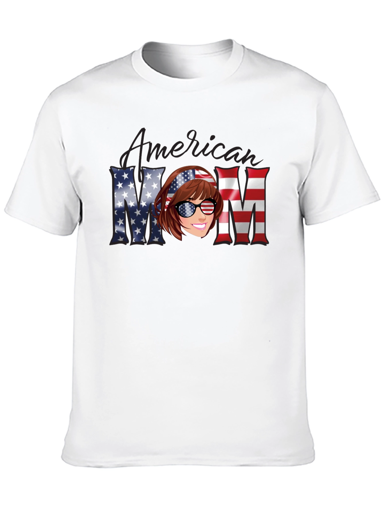 American Mom Patriotic Graphic Tee