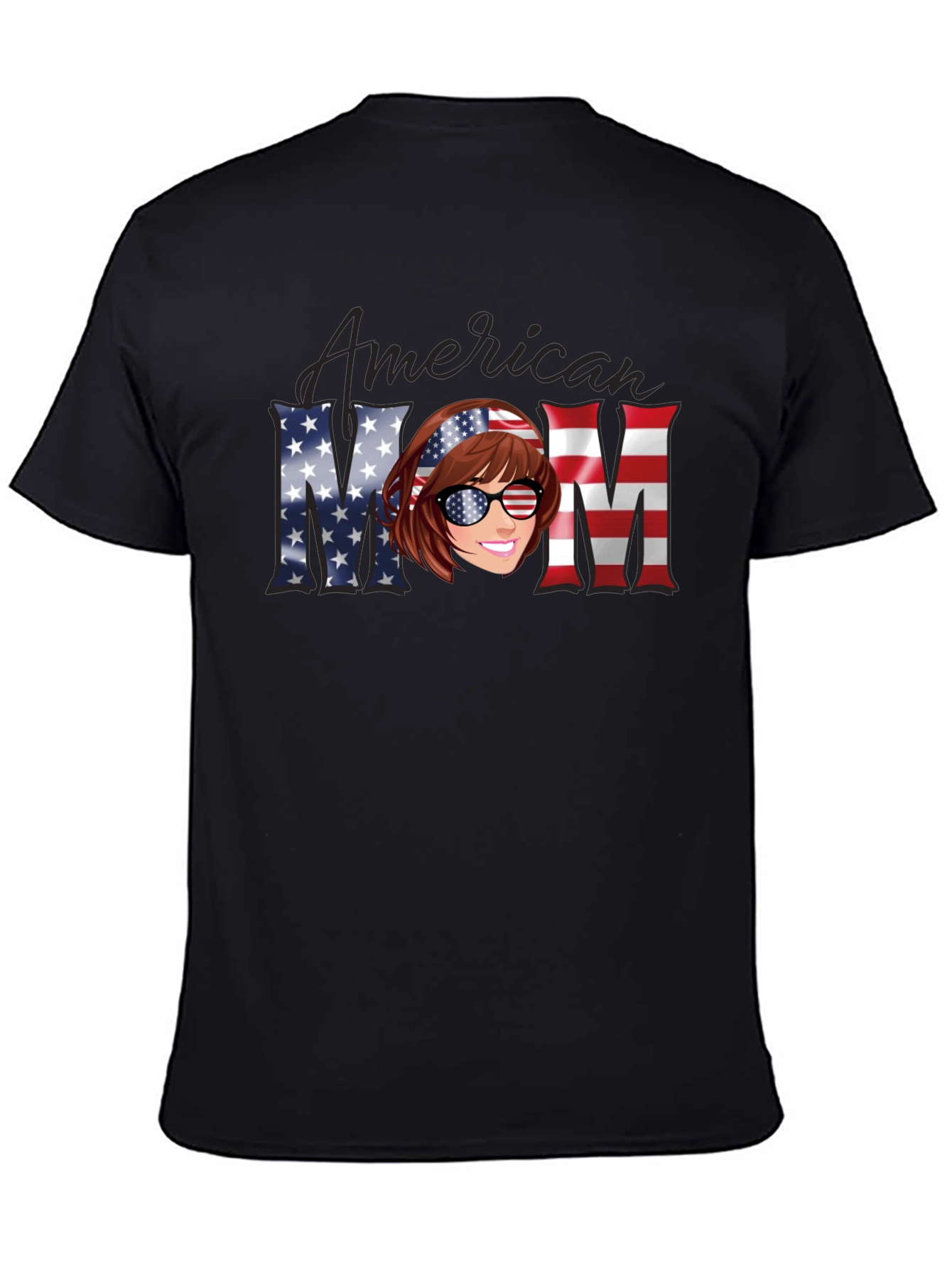 American Mom Patriotic Graphic Tee