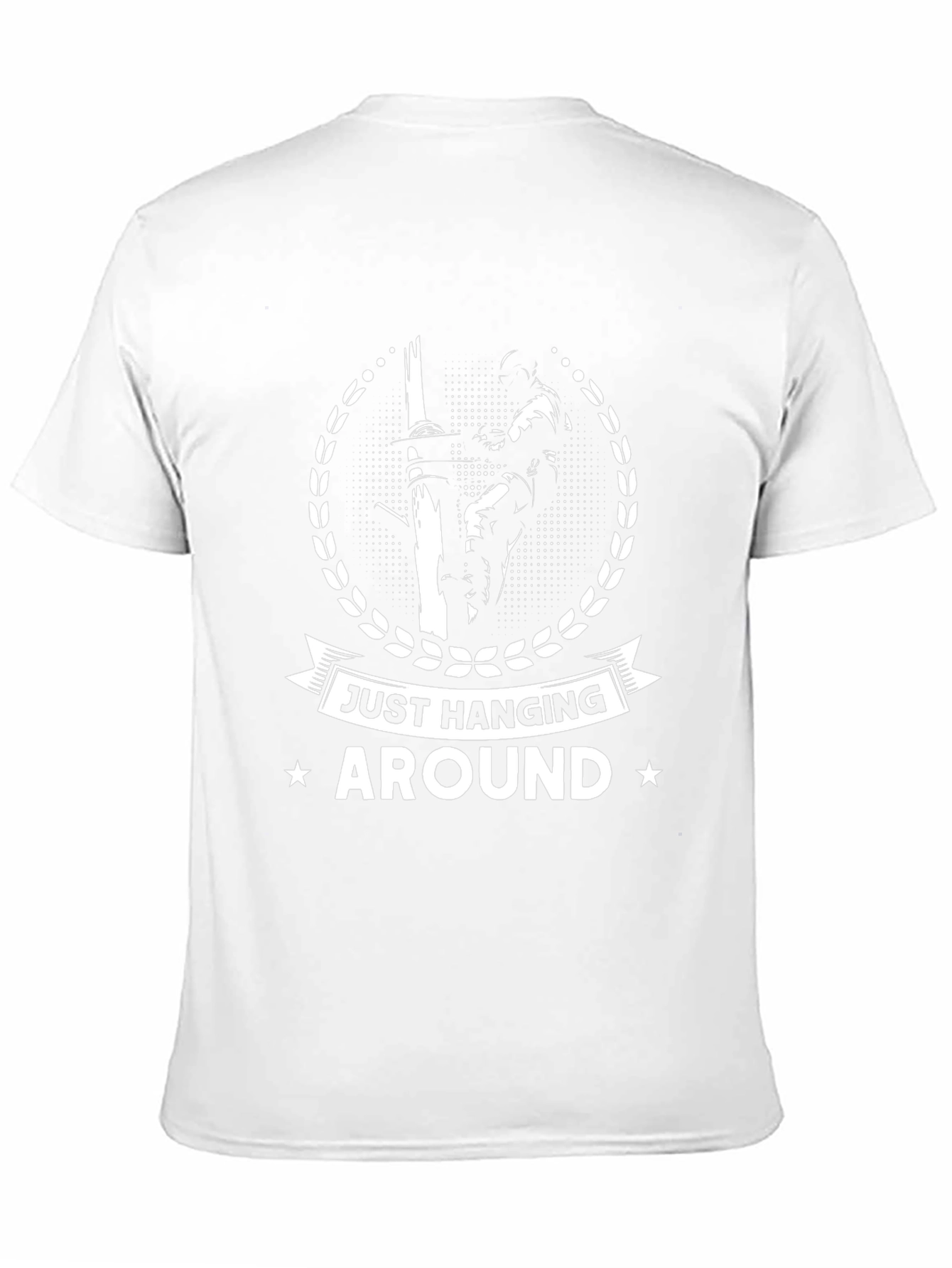Just Hanging Around Lineman T-Shirt - Black