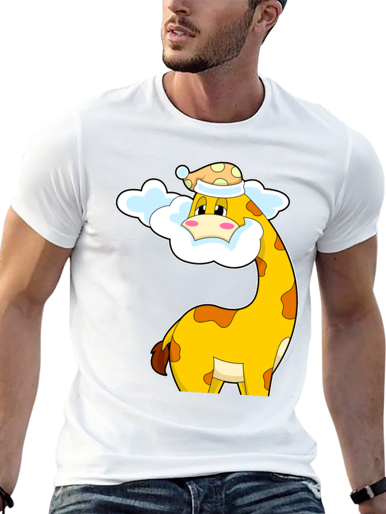 Giraffe in Pajamas T-Shirt