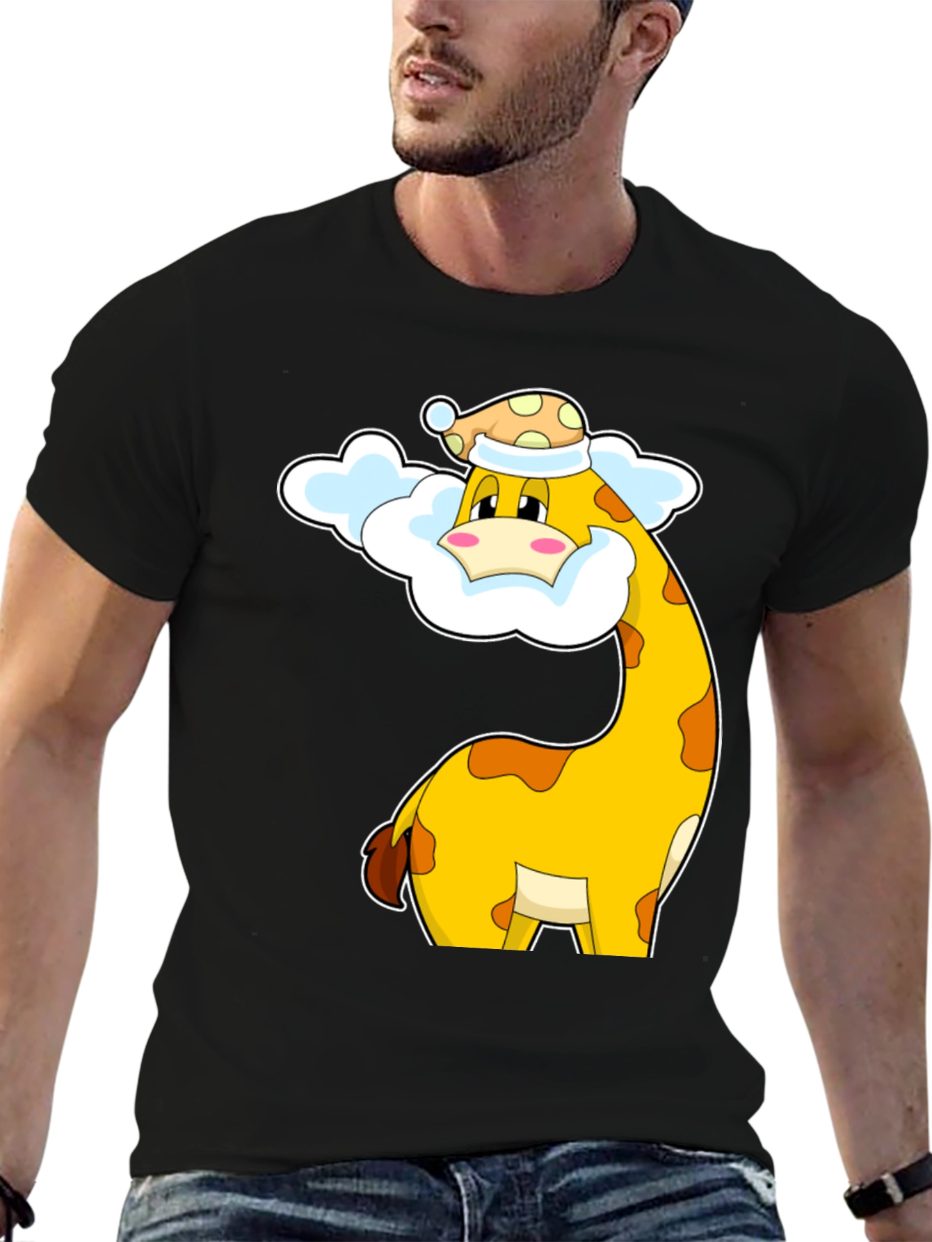 Giraffe in Pajamas T-Shirt