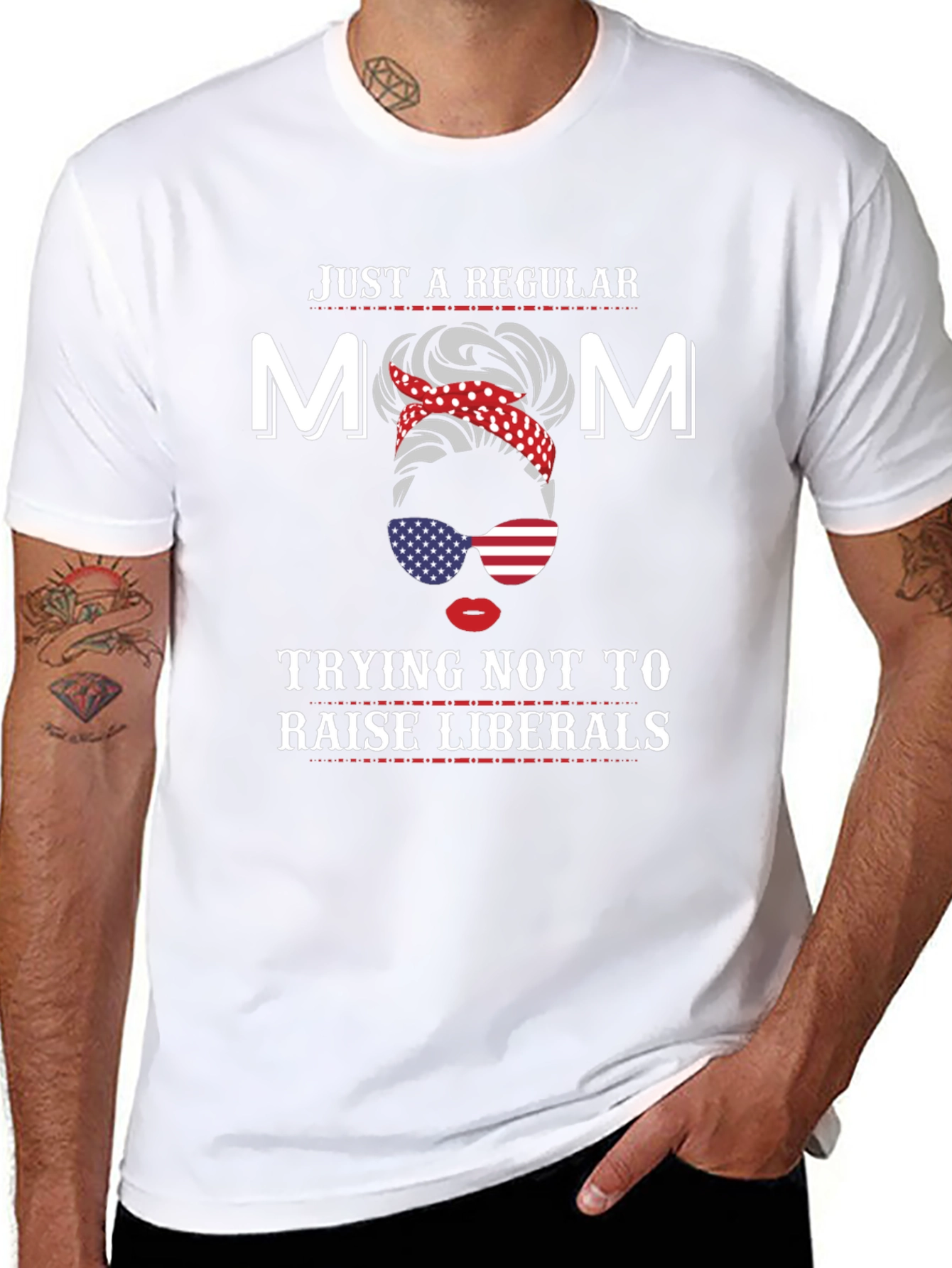 Mom Trying Not to Raise Liberals T-Shirt