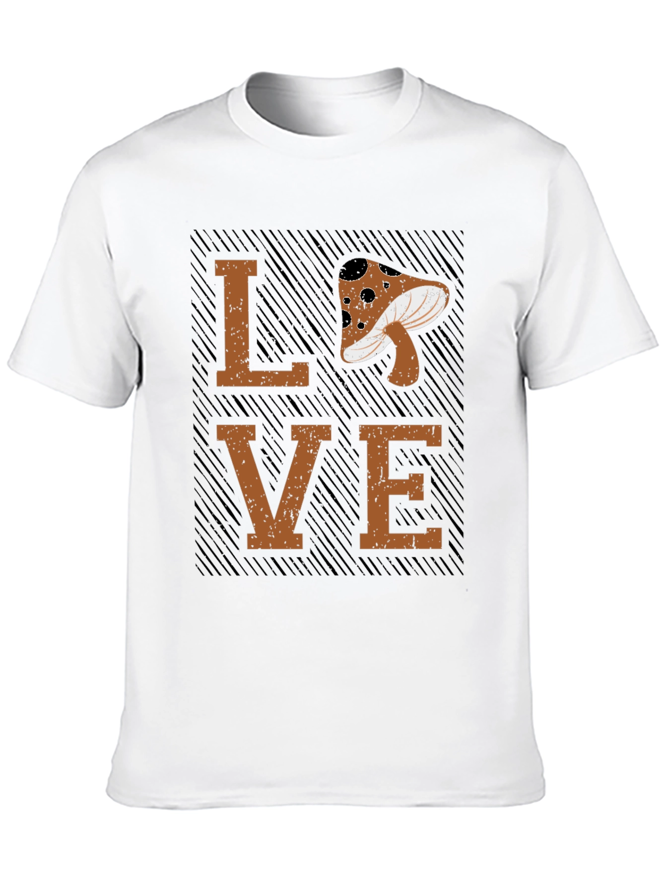 Mushroom LOVE Graphic Tee - Unisex Casual Top