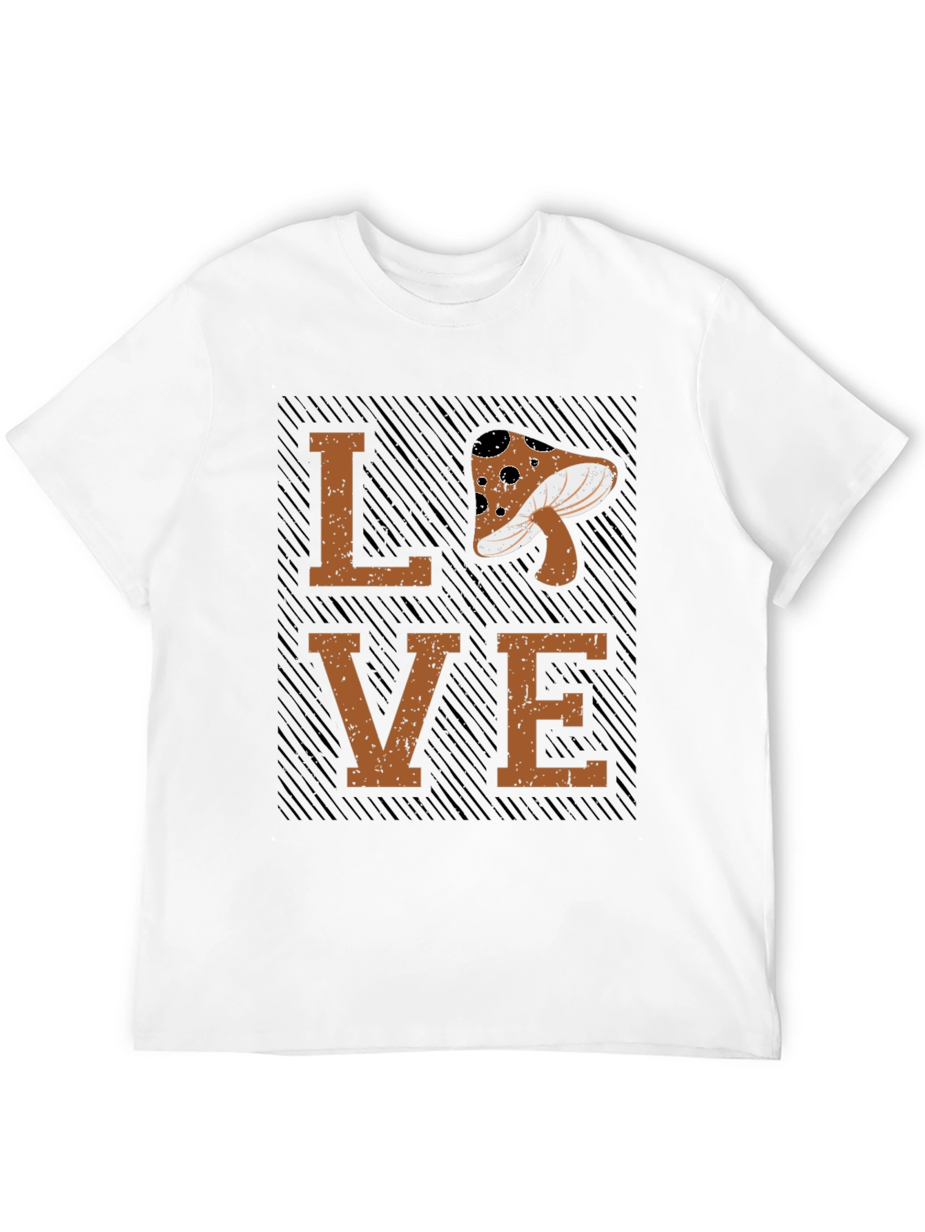 Mushroom LOVE Graphic Tee - Unisex Casual Top