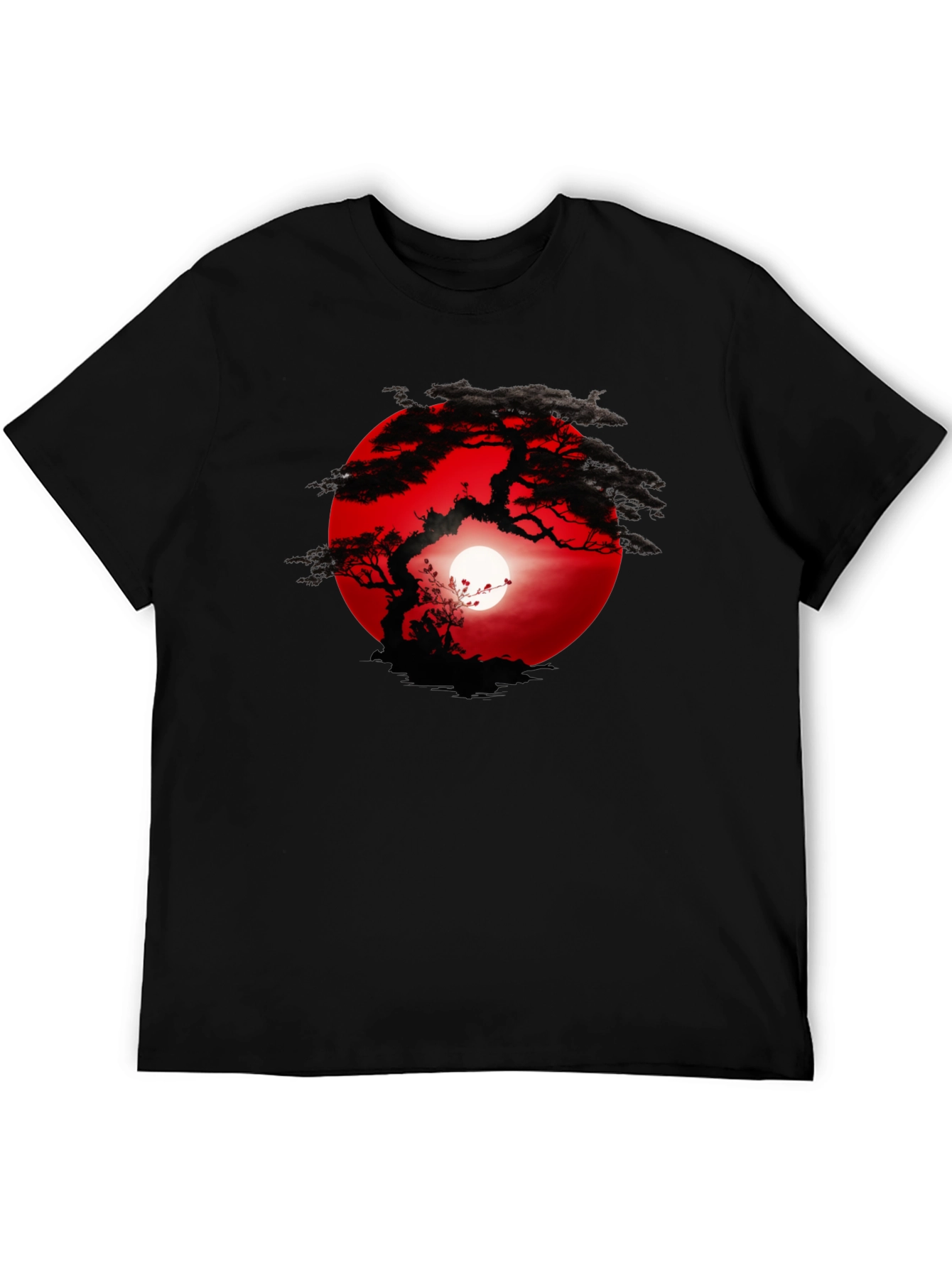 Bonsai Sunset T-Shirt - Unique Graphic Tee