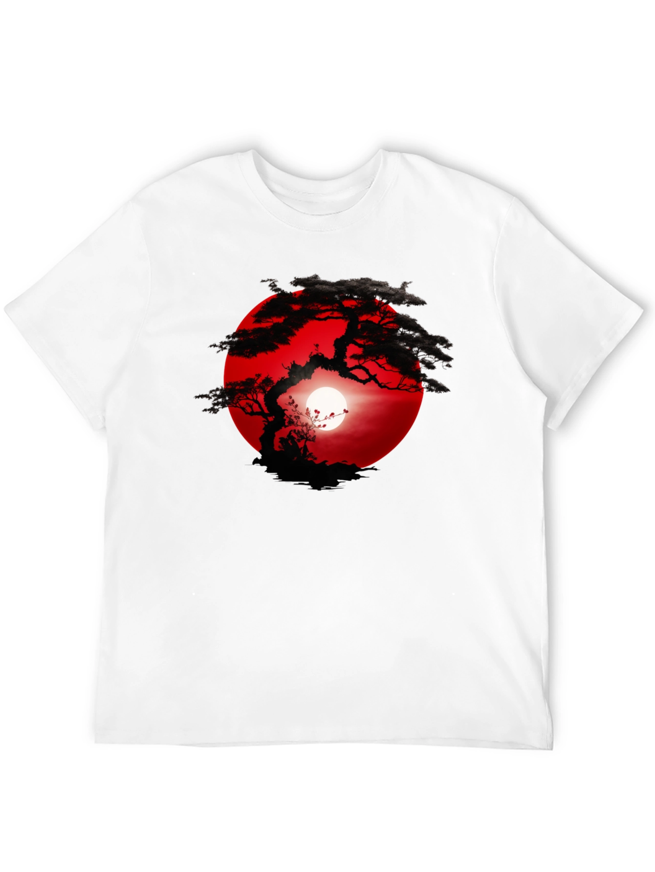 Bonsai Sunset T-Shirt - Unique Graphic Tee