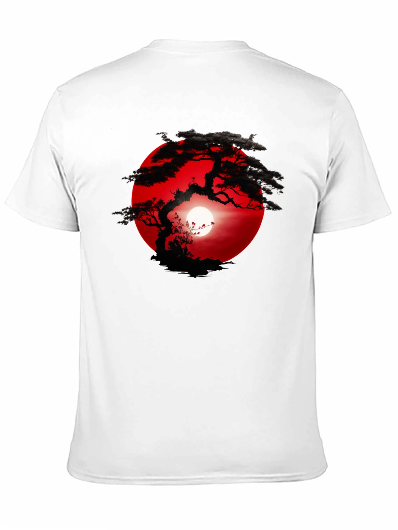 Bonsai Sunset T-Shirt - Unique Graphic Tee
