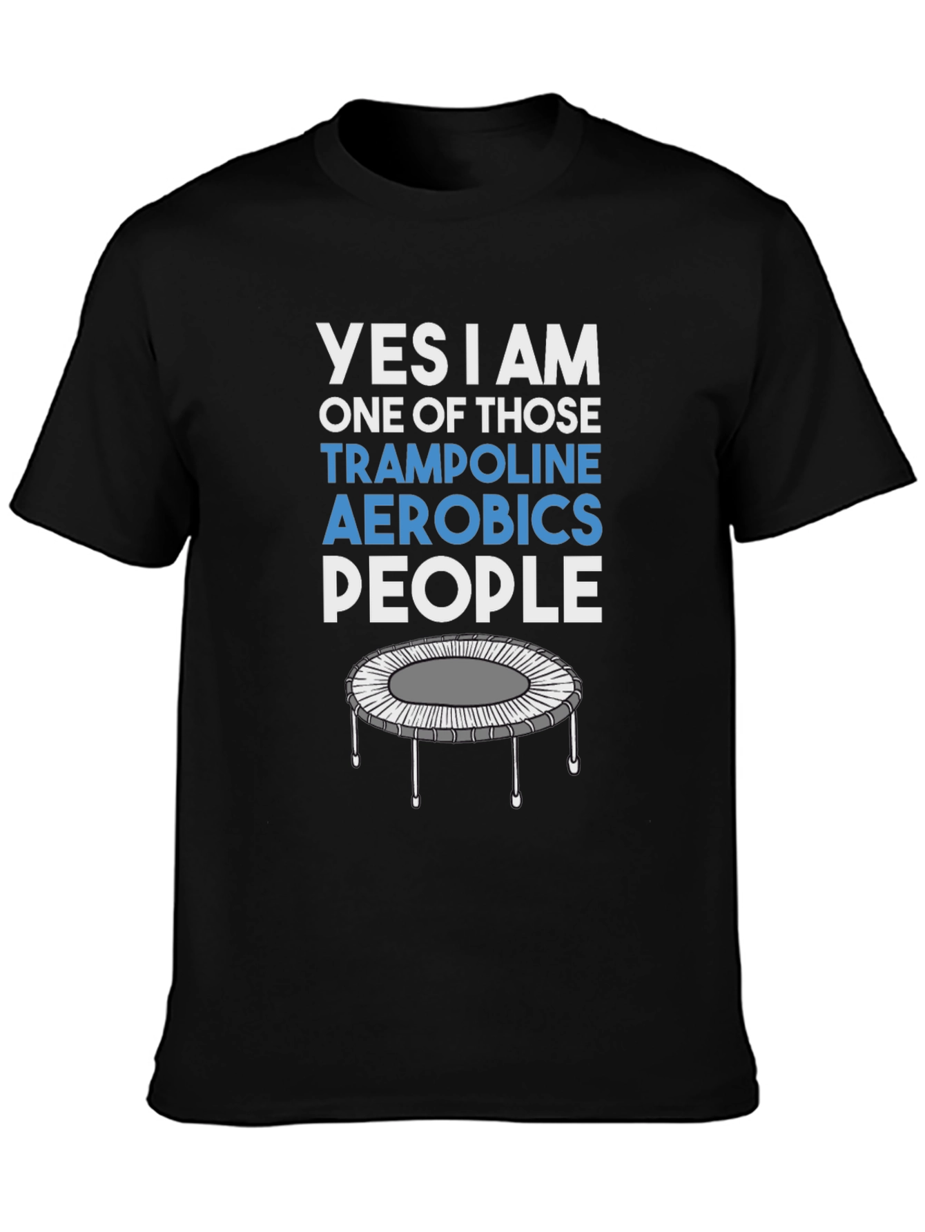 Trampoline Aerobics People Graphic T-Shirt