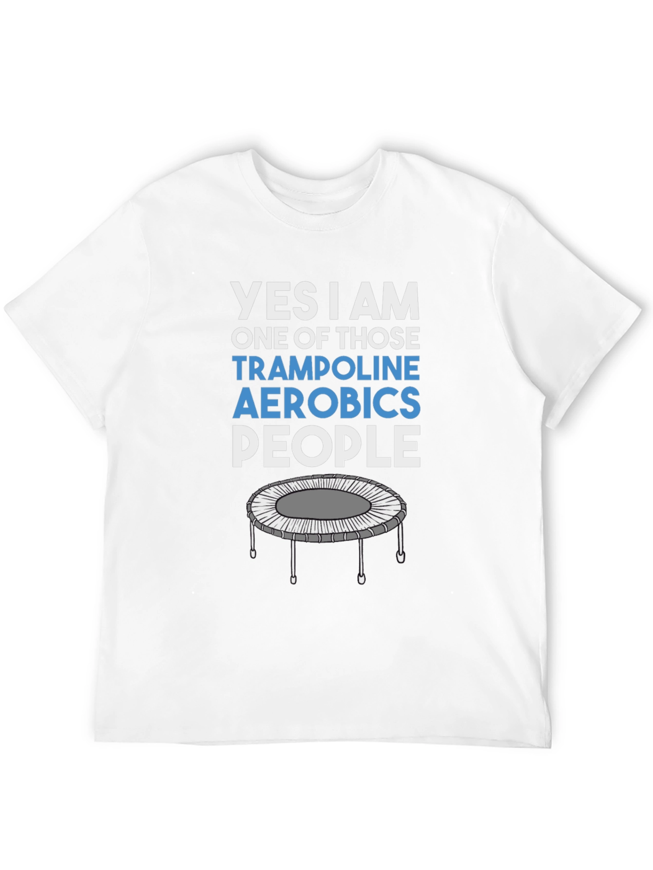 Trampoline Aerobics People Graphic T-Shirt
