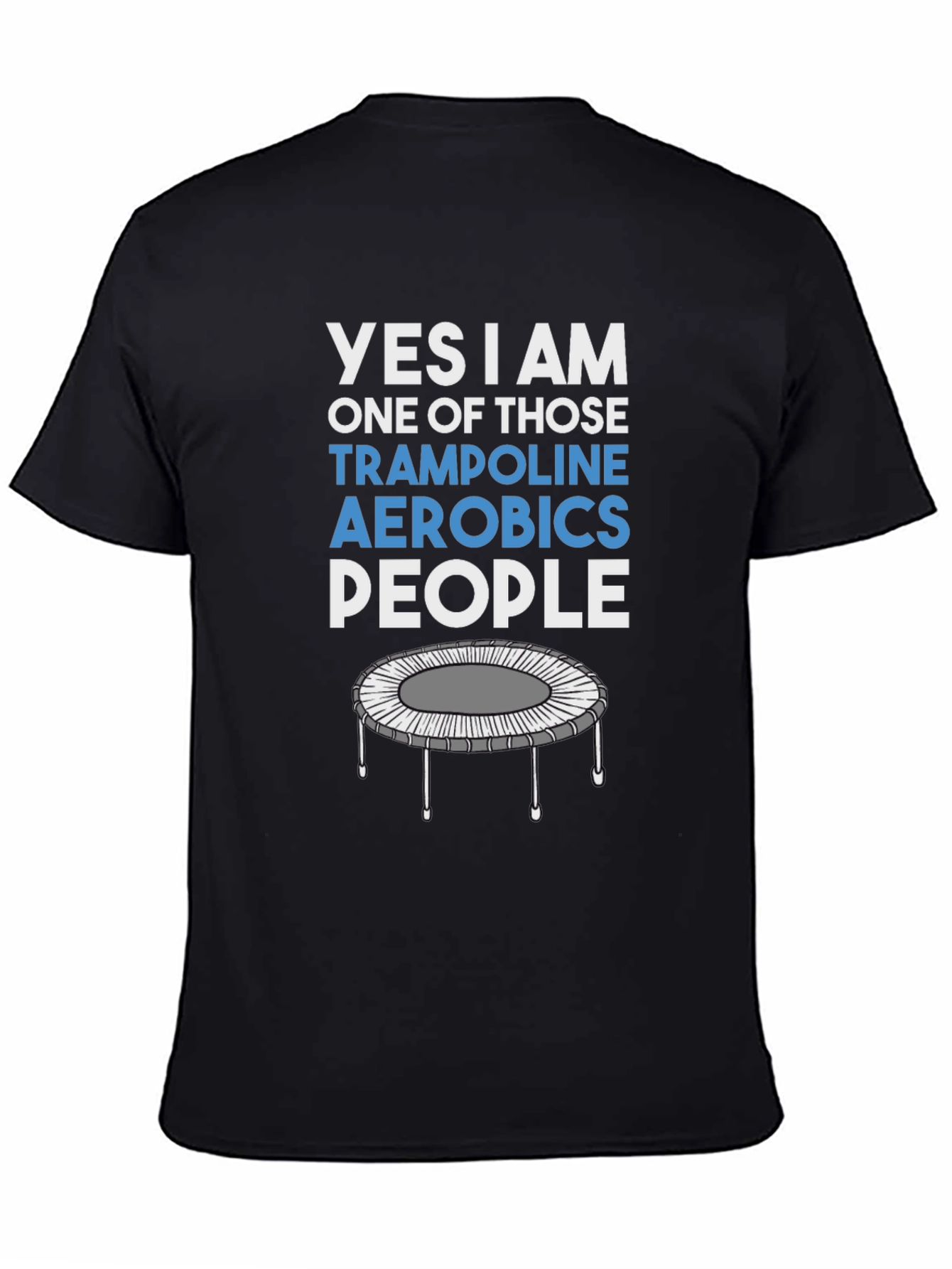 Trampoline Aerobics People Graphic T-Shirt