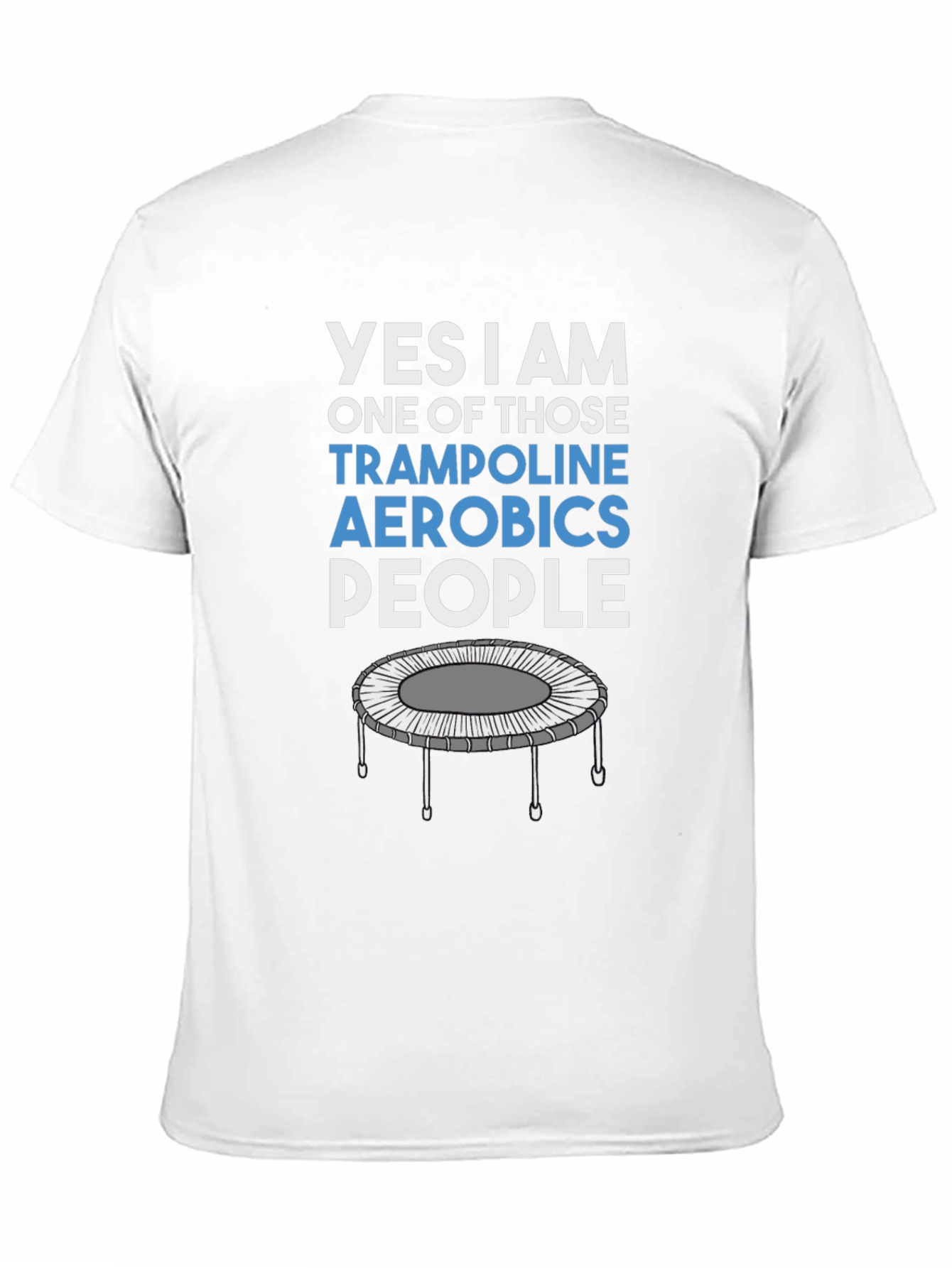 Trampoline Aerobics People Graphic T-Shirt