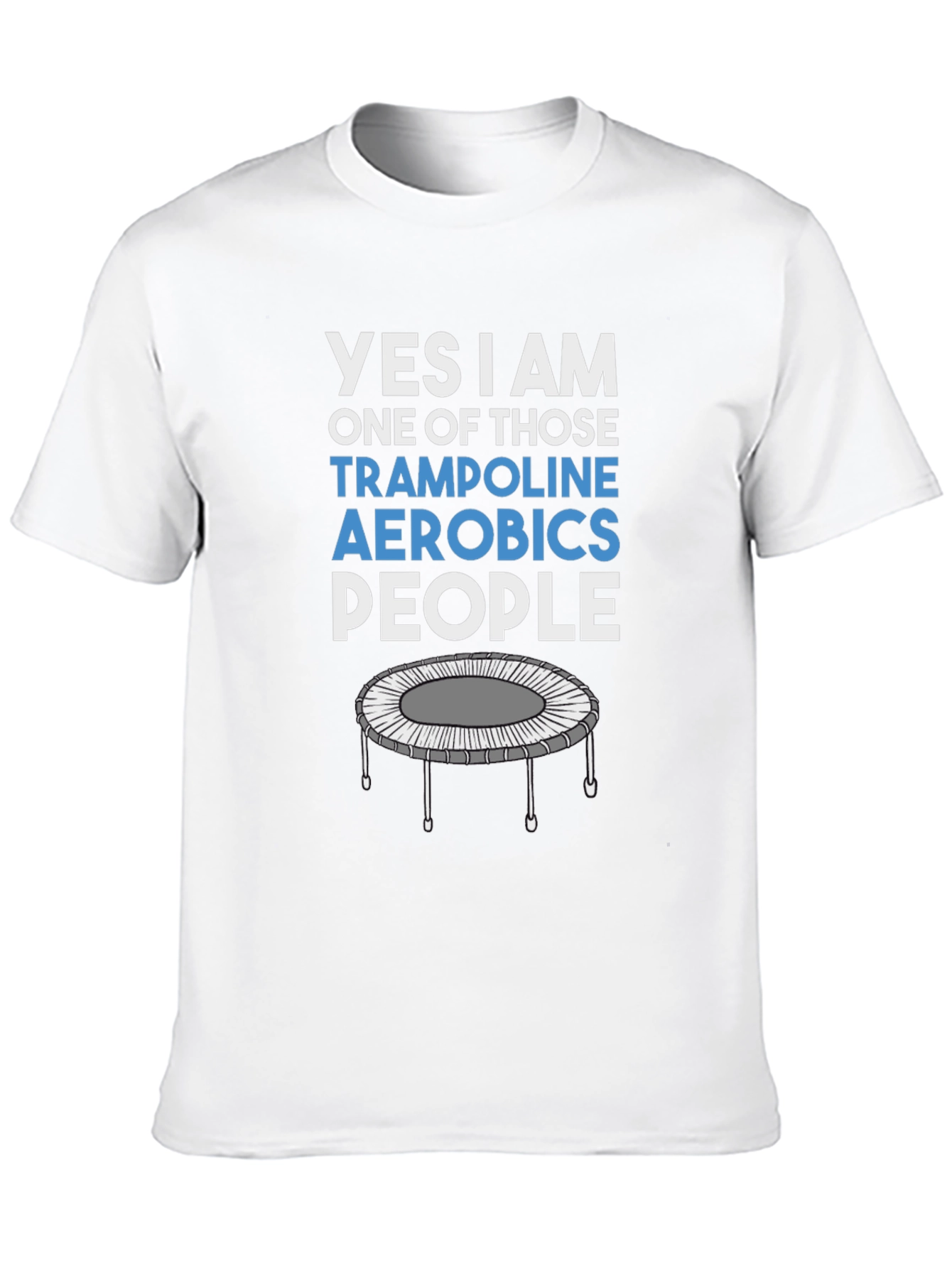 Trampoline Aerobics People Graphic T-Shirt