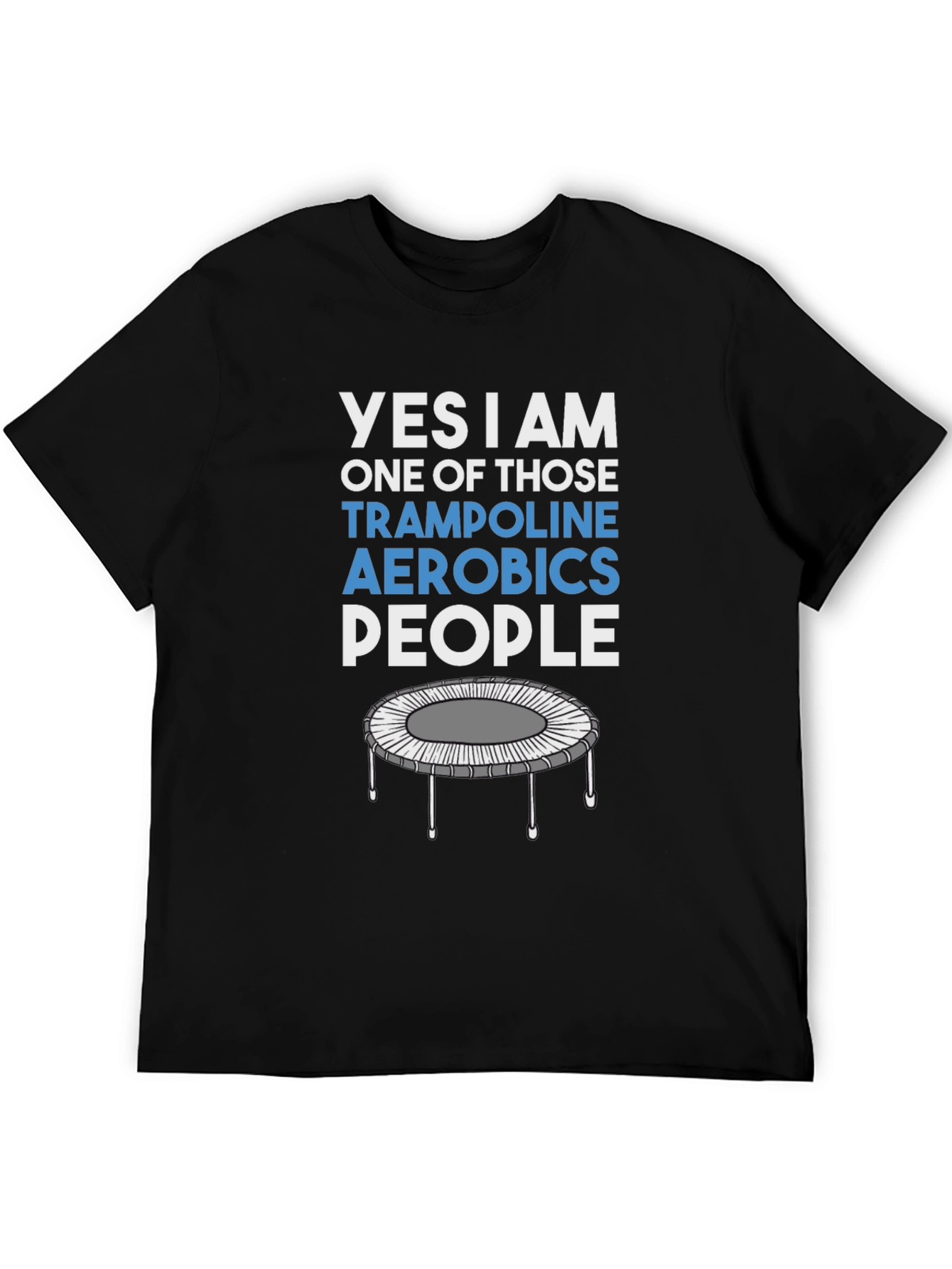 Trampoline Aerobics People Graphic T-Shirt