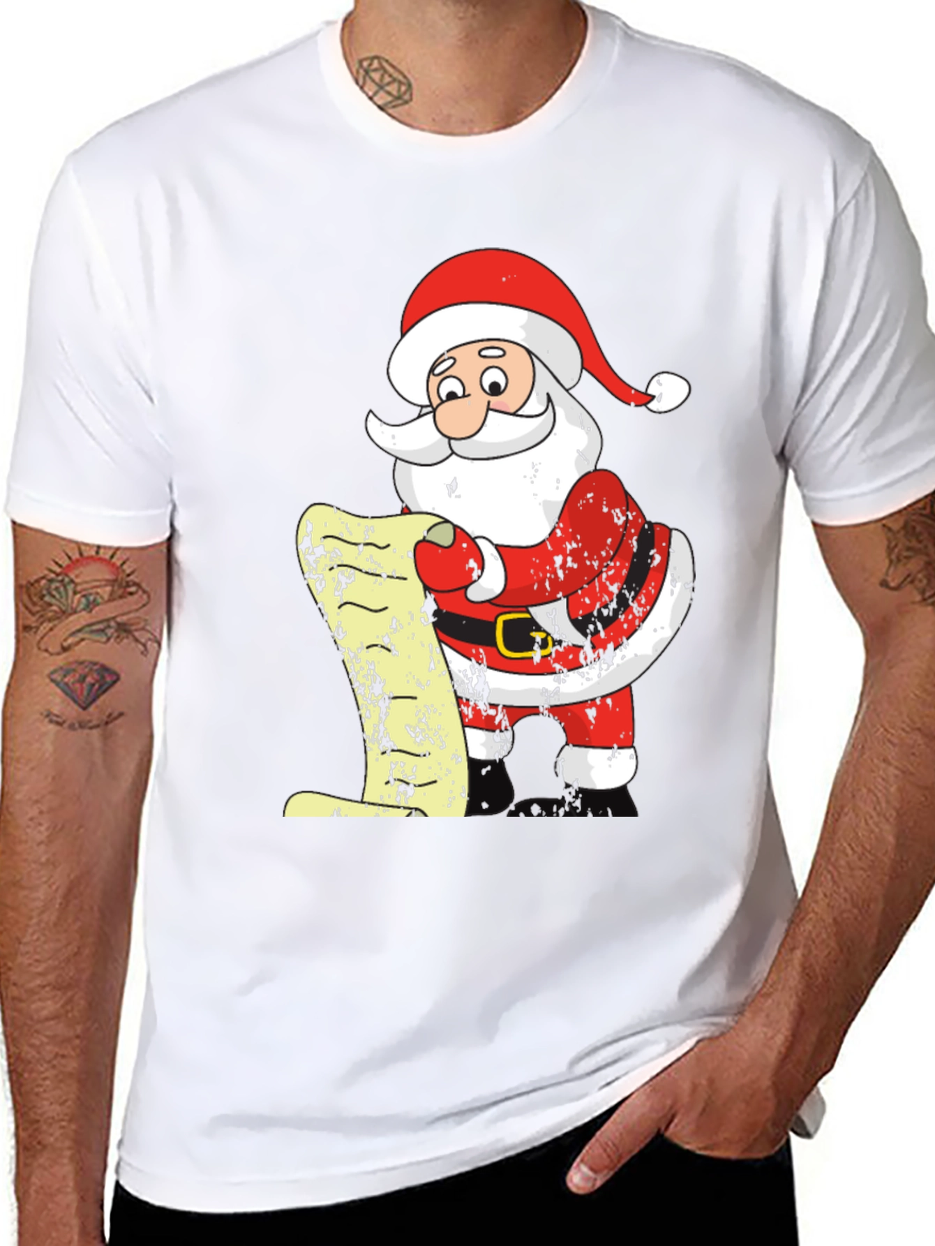 Santas List T-Shirt - Holiday Cheer