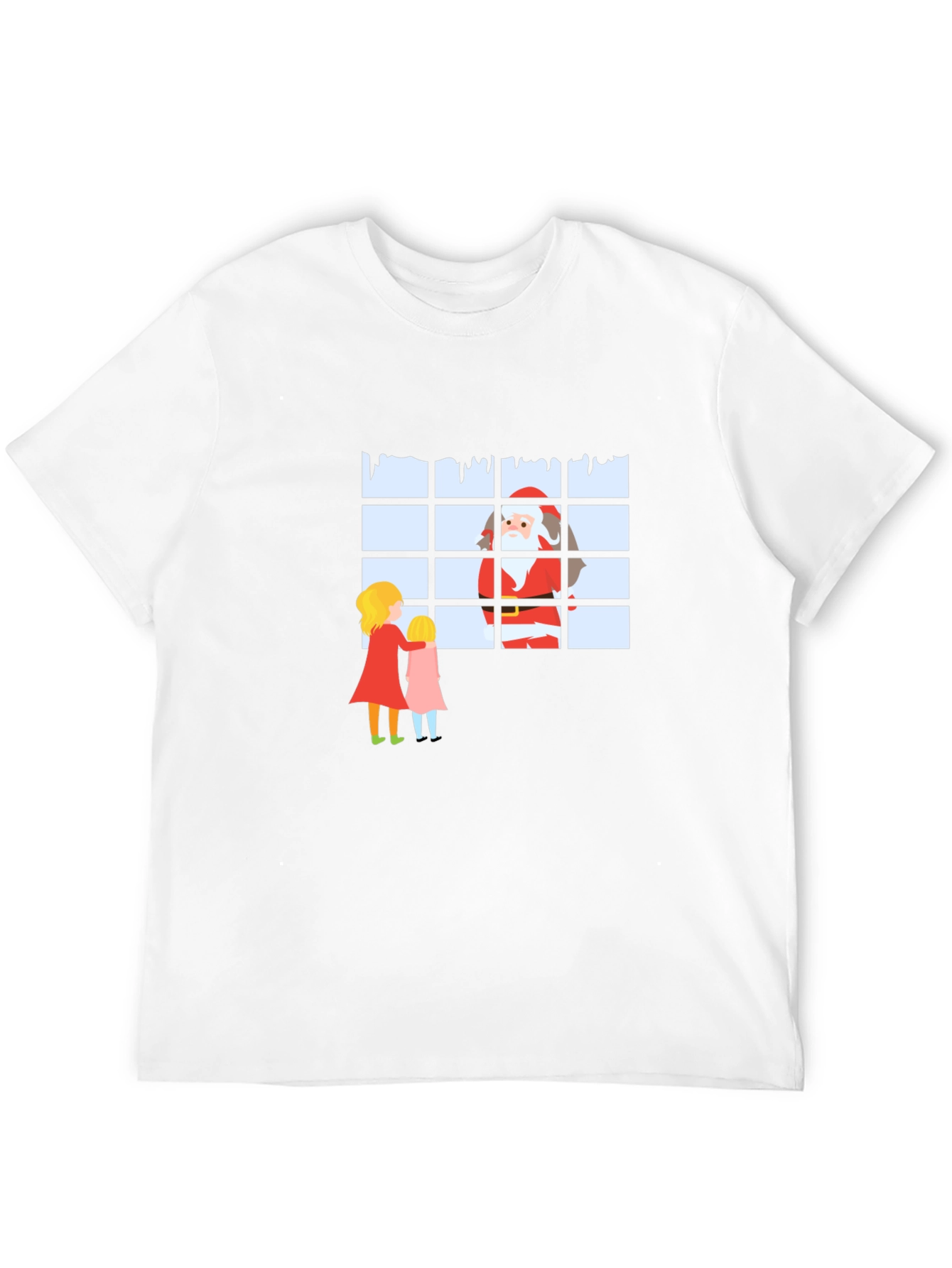 Santa at the Window Graphic T-Shirt