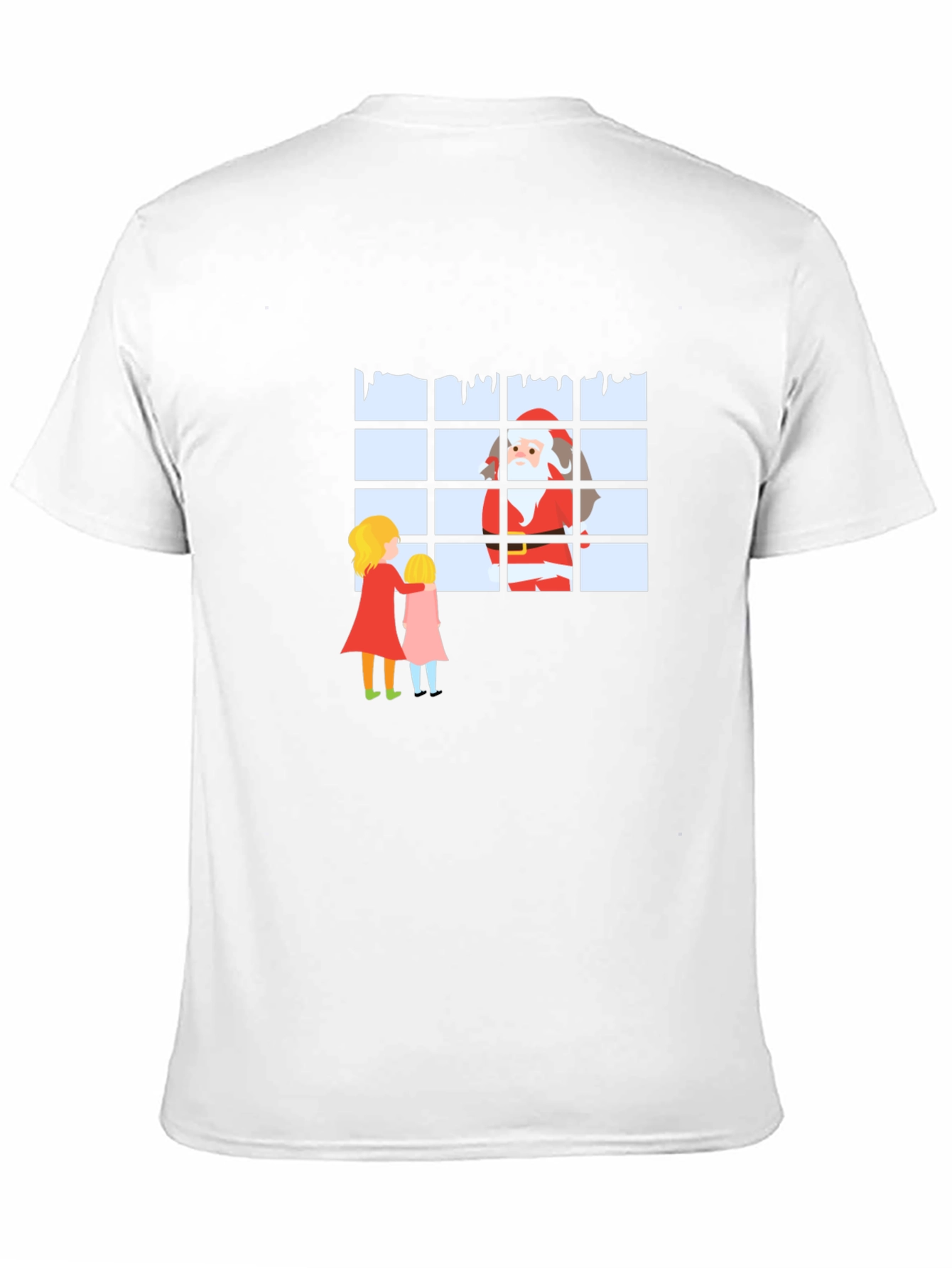 Santa at the Window Graphic T-Shirt