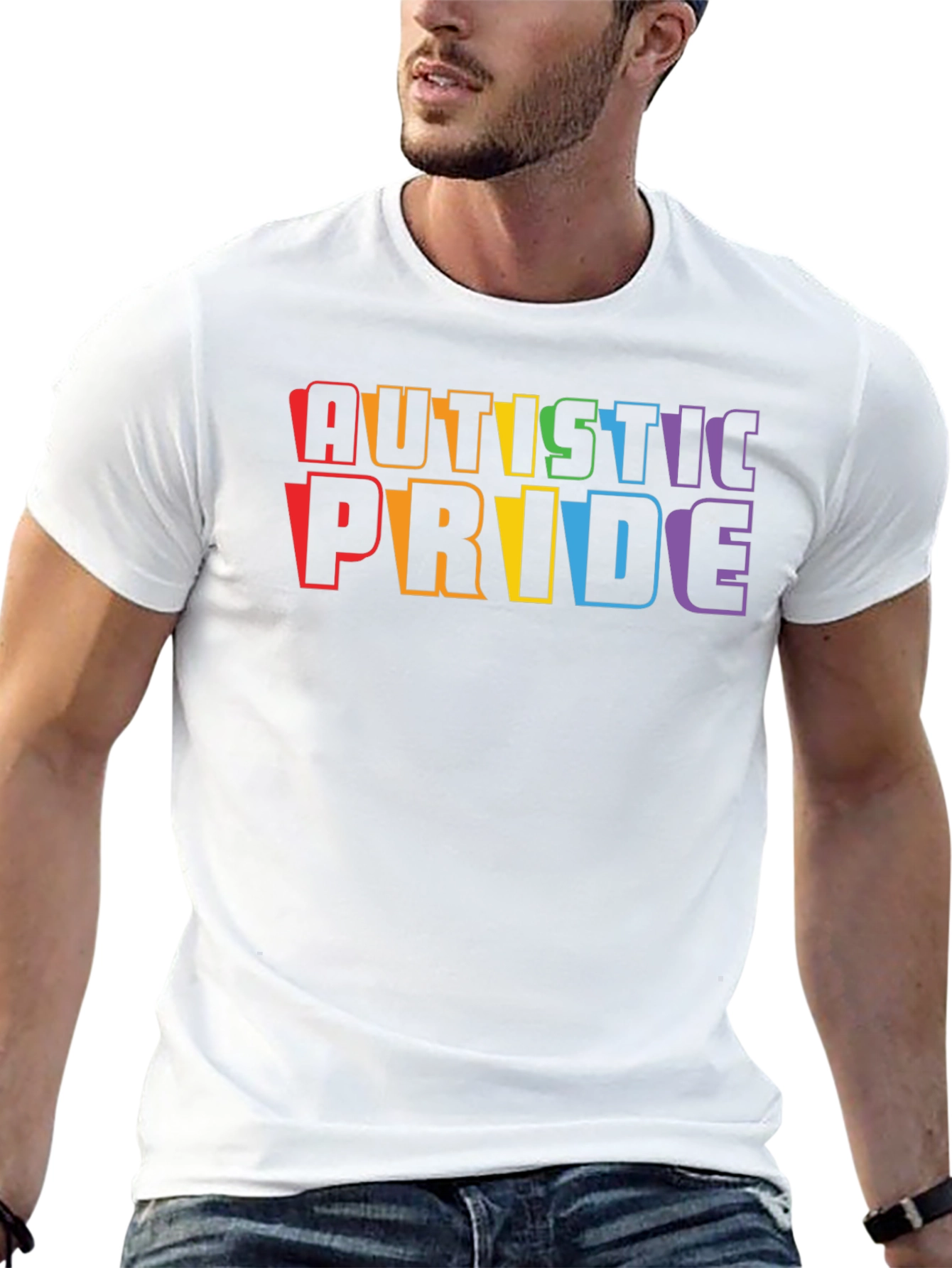 Autistic Pride Graphic T-Shirt