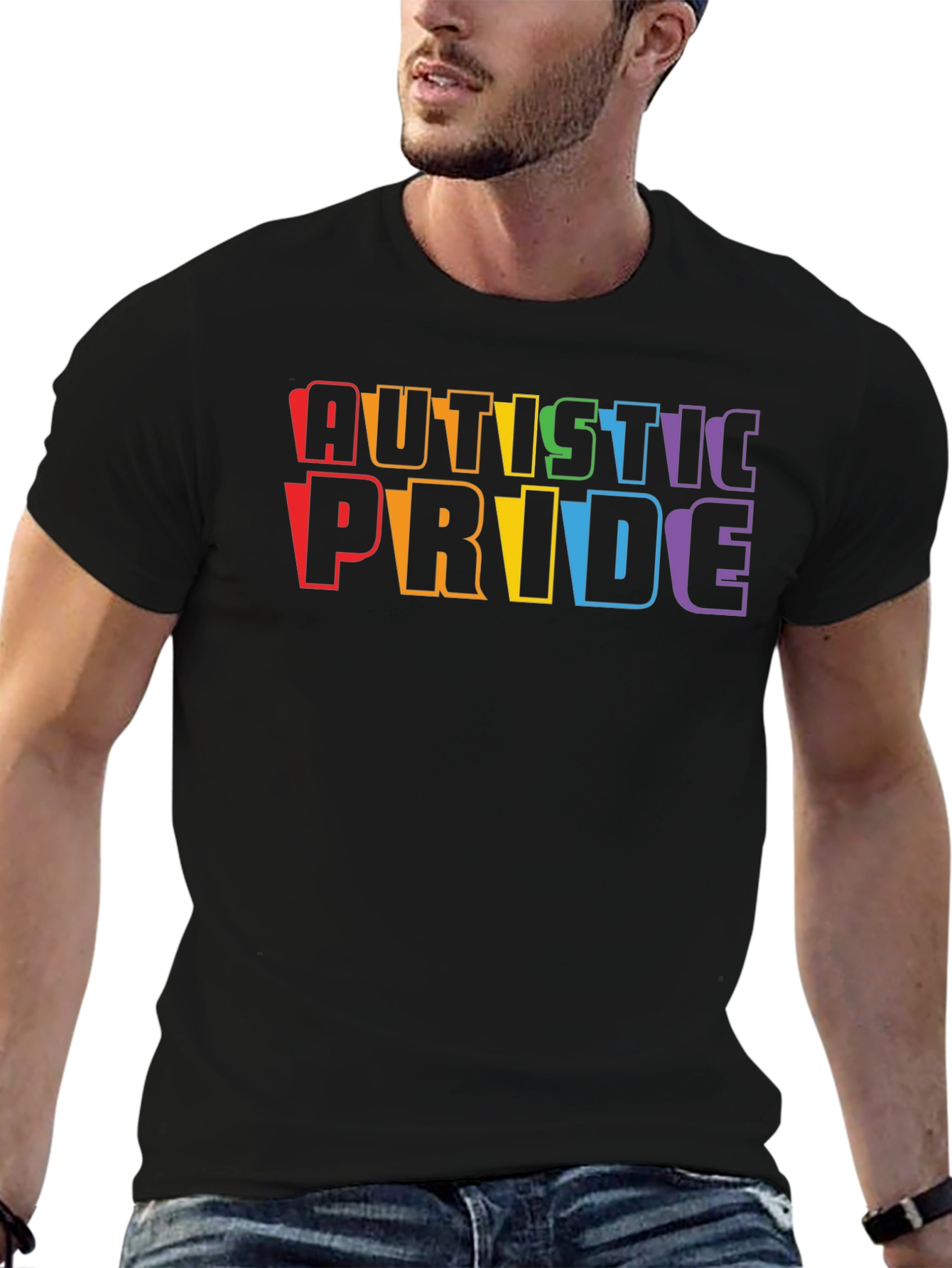Autistic Pride Graphic T-Shirt