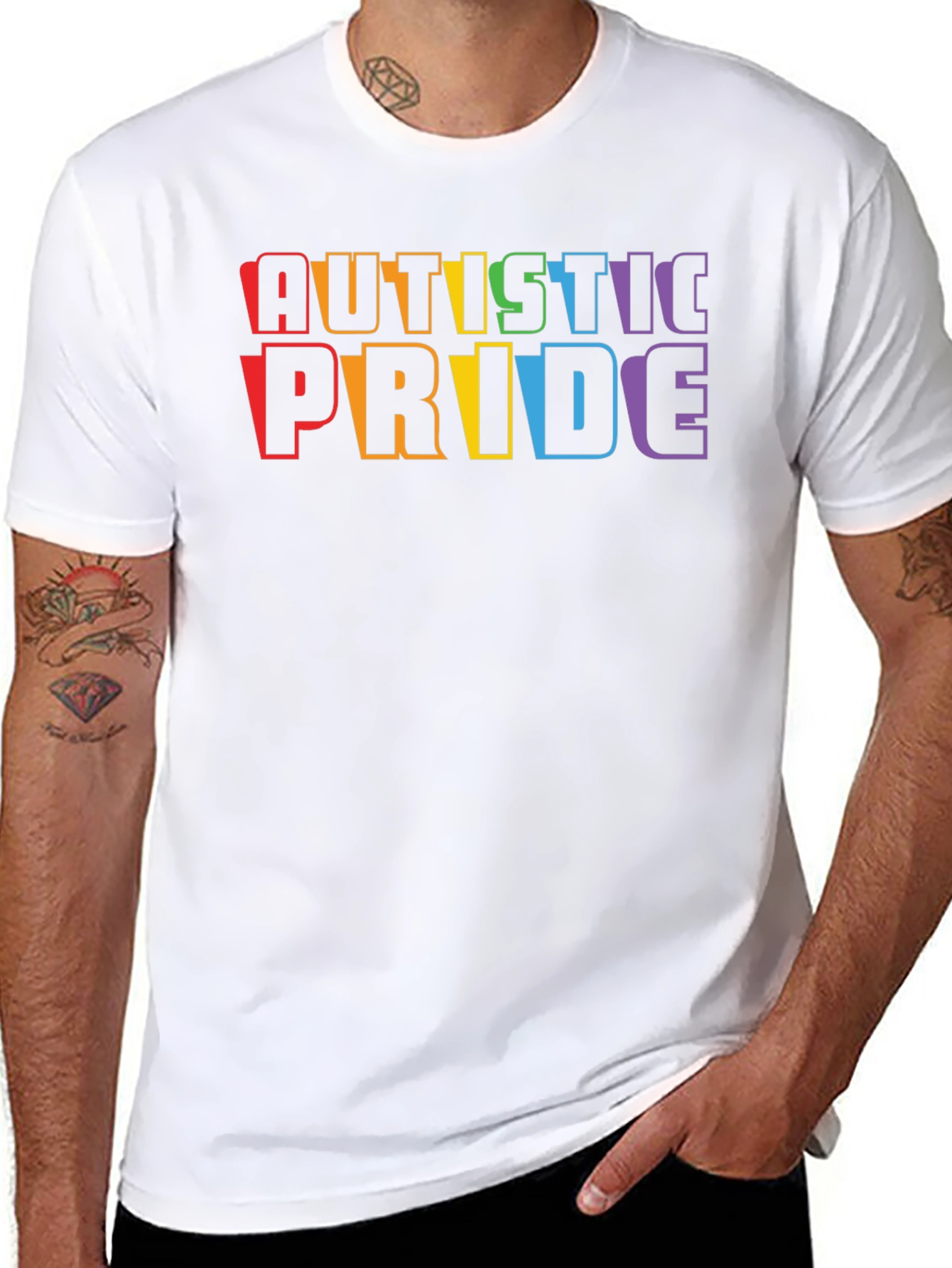 Autistic Pride Graphic T-Shirt