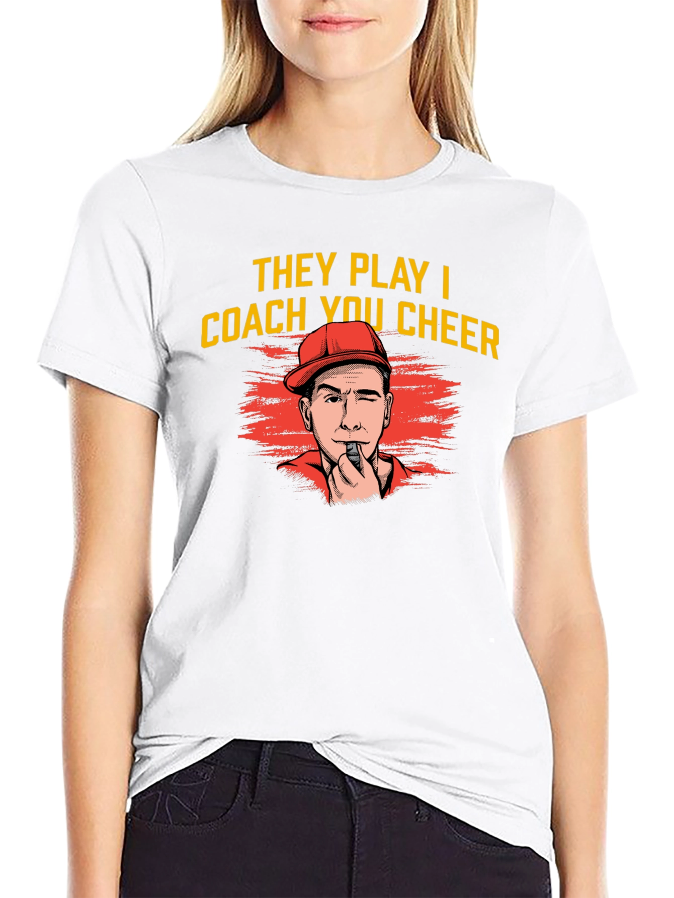 Coach You Cheer Graphic T-Shirt