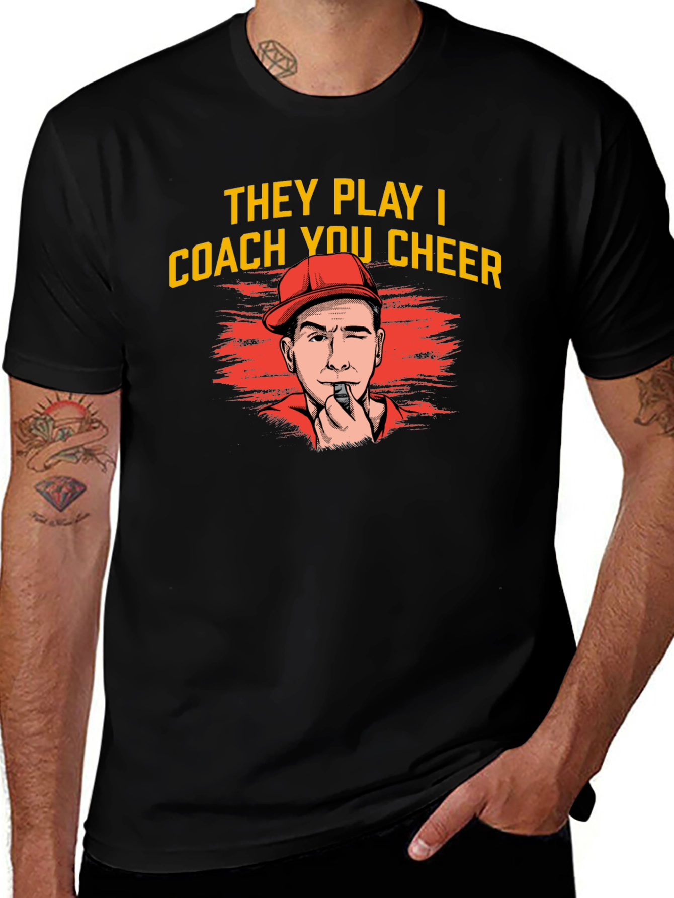 Coach You Cheer Graphic T-Shirt