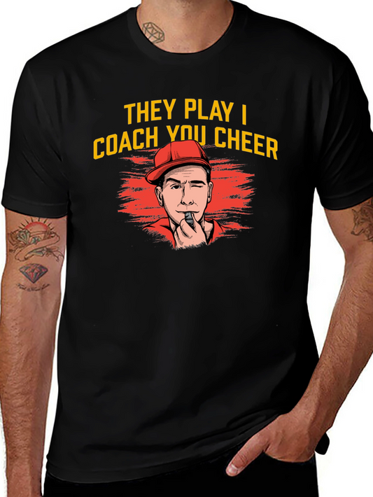 Coach You Cheer Graphic T-Shirt