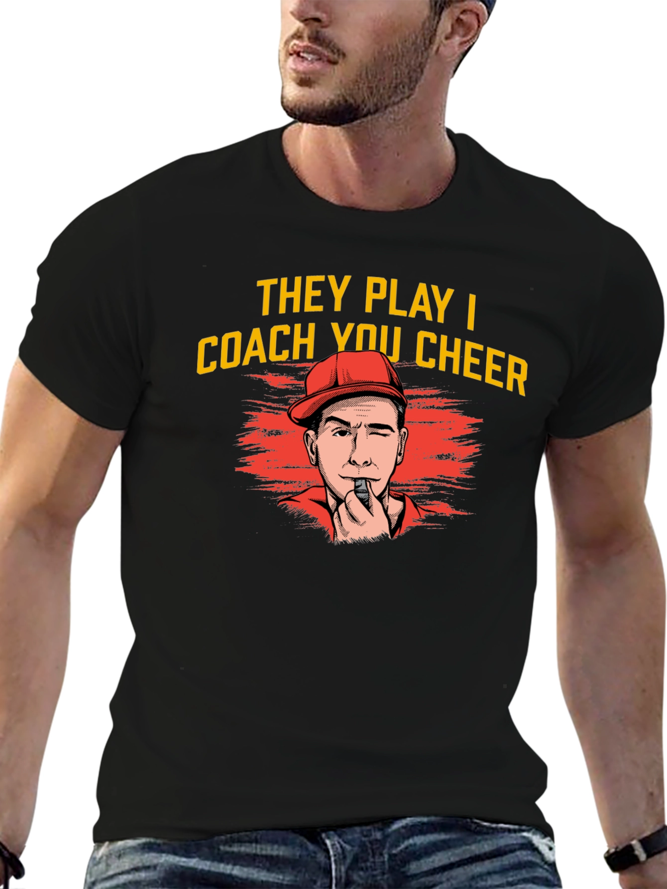 Coach You Cheer Graphic T-Shirt