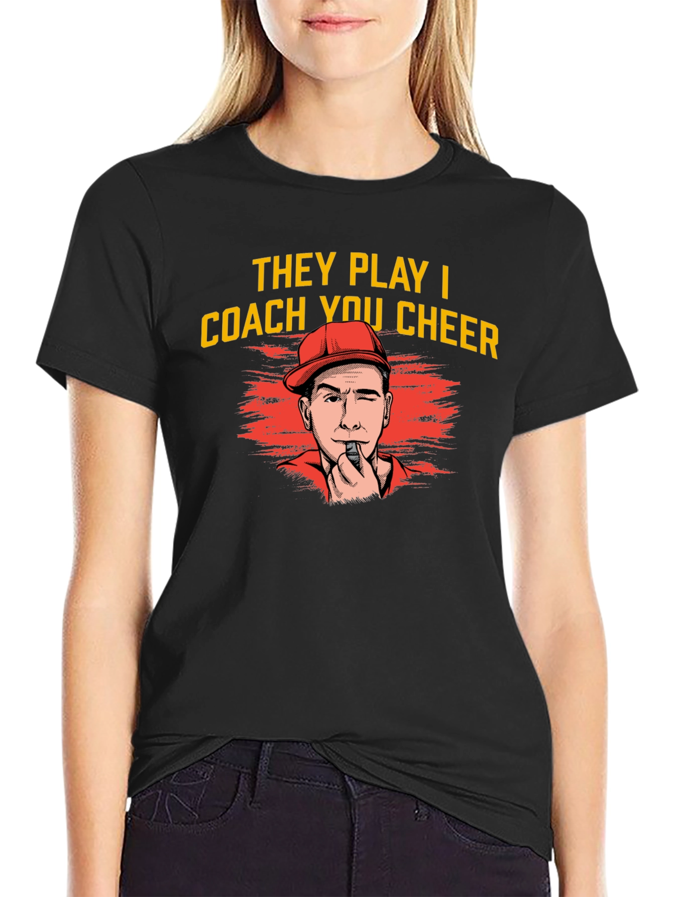 Coach You Cheer Graphic T-Shirt