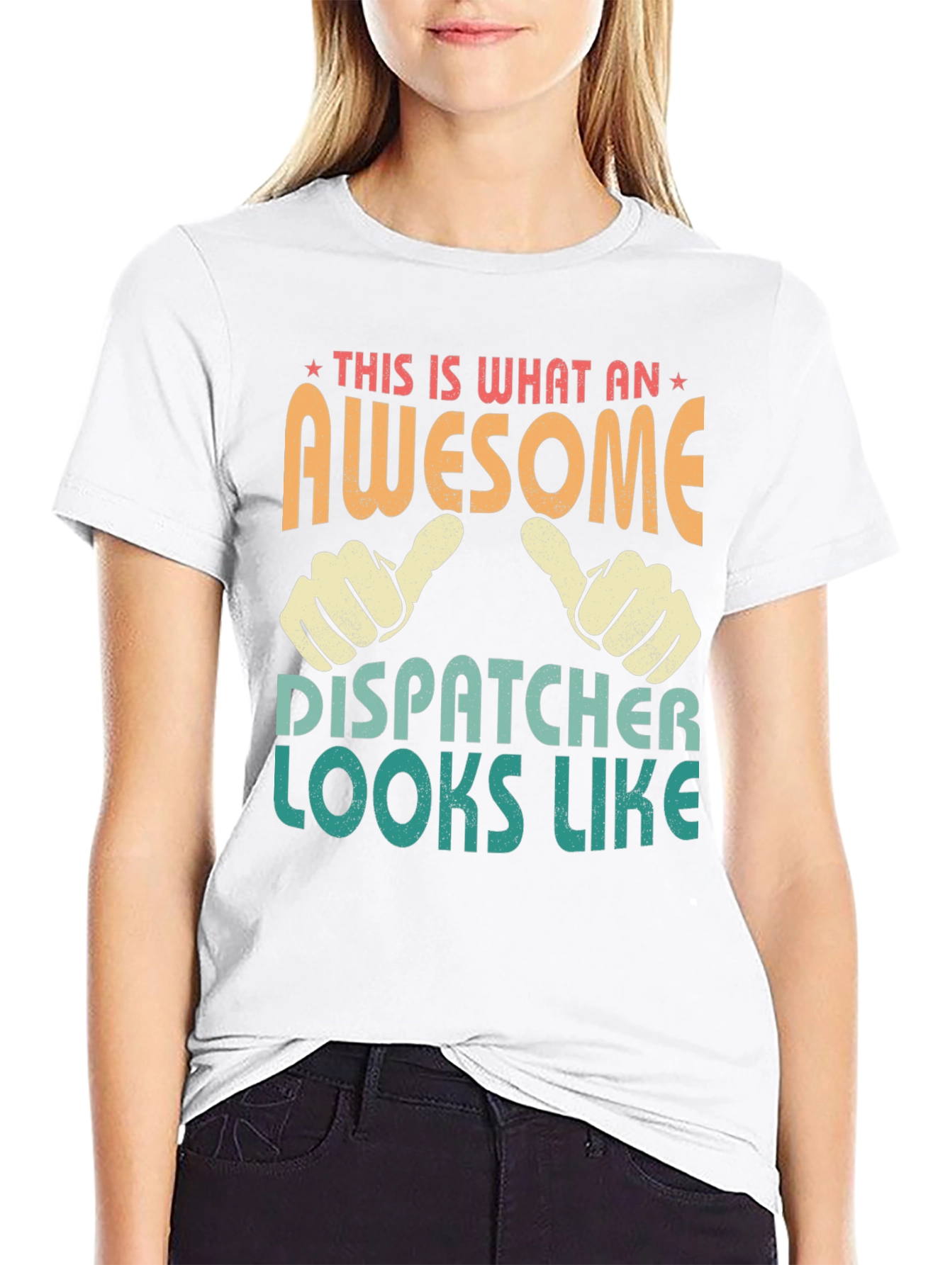 Awesome Dispatcher T-Shirt: Novelty Gift for Professionals