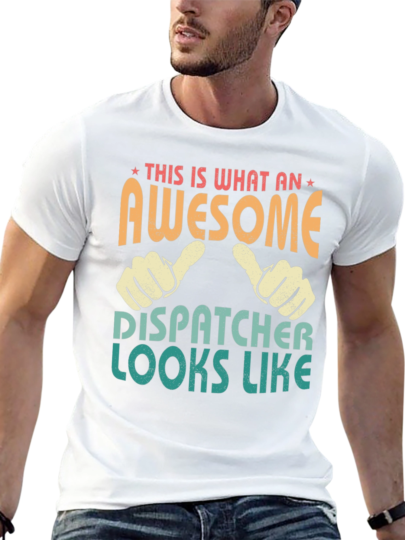 Awesome Dispatcher T-Shirt: Novelty Gift for Professionals