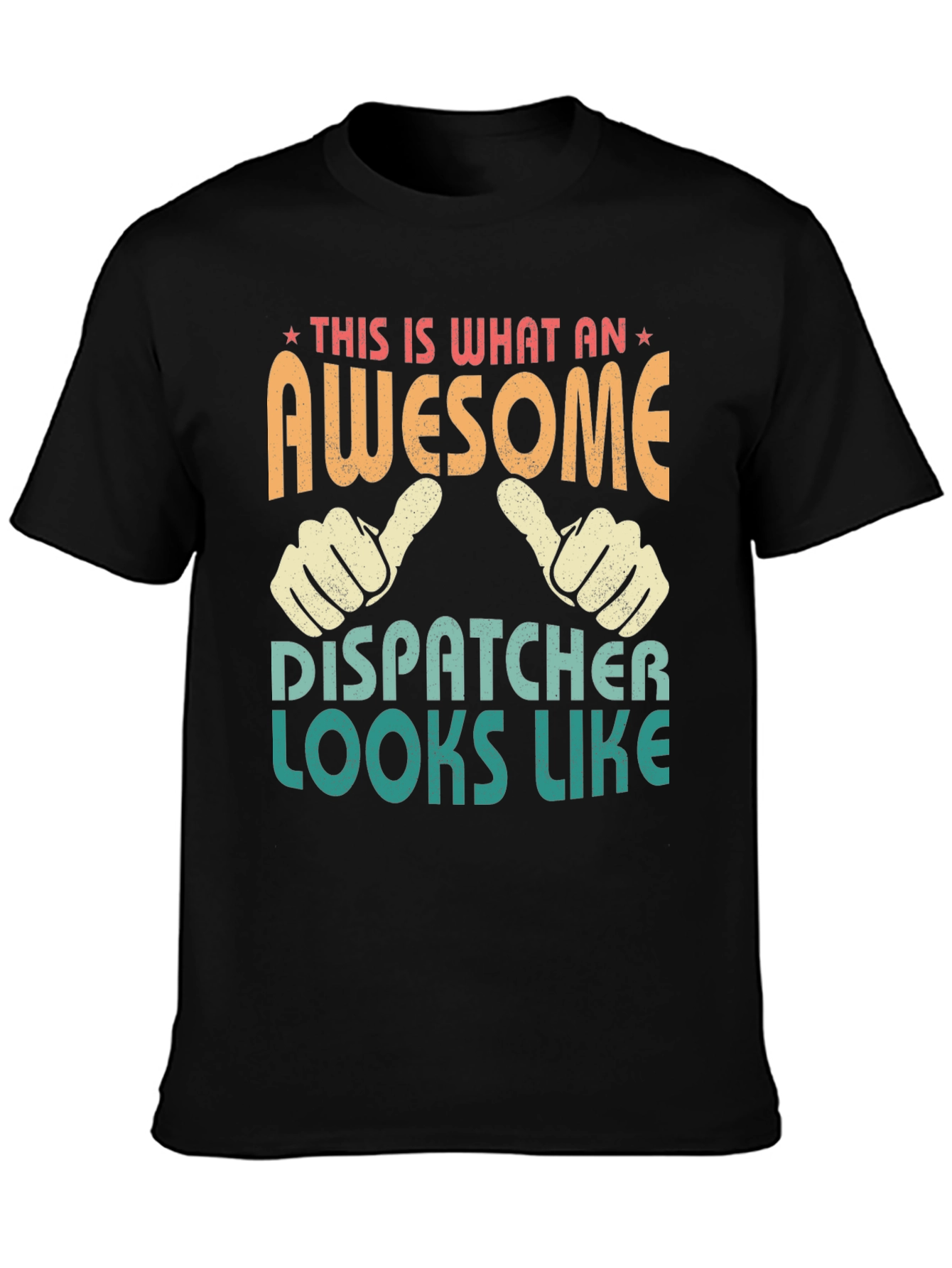 Awesome Dispatcher T-Shirt: Novelty Gift for Professionals