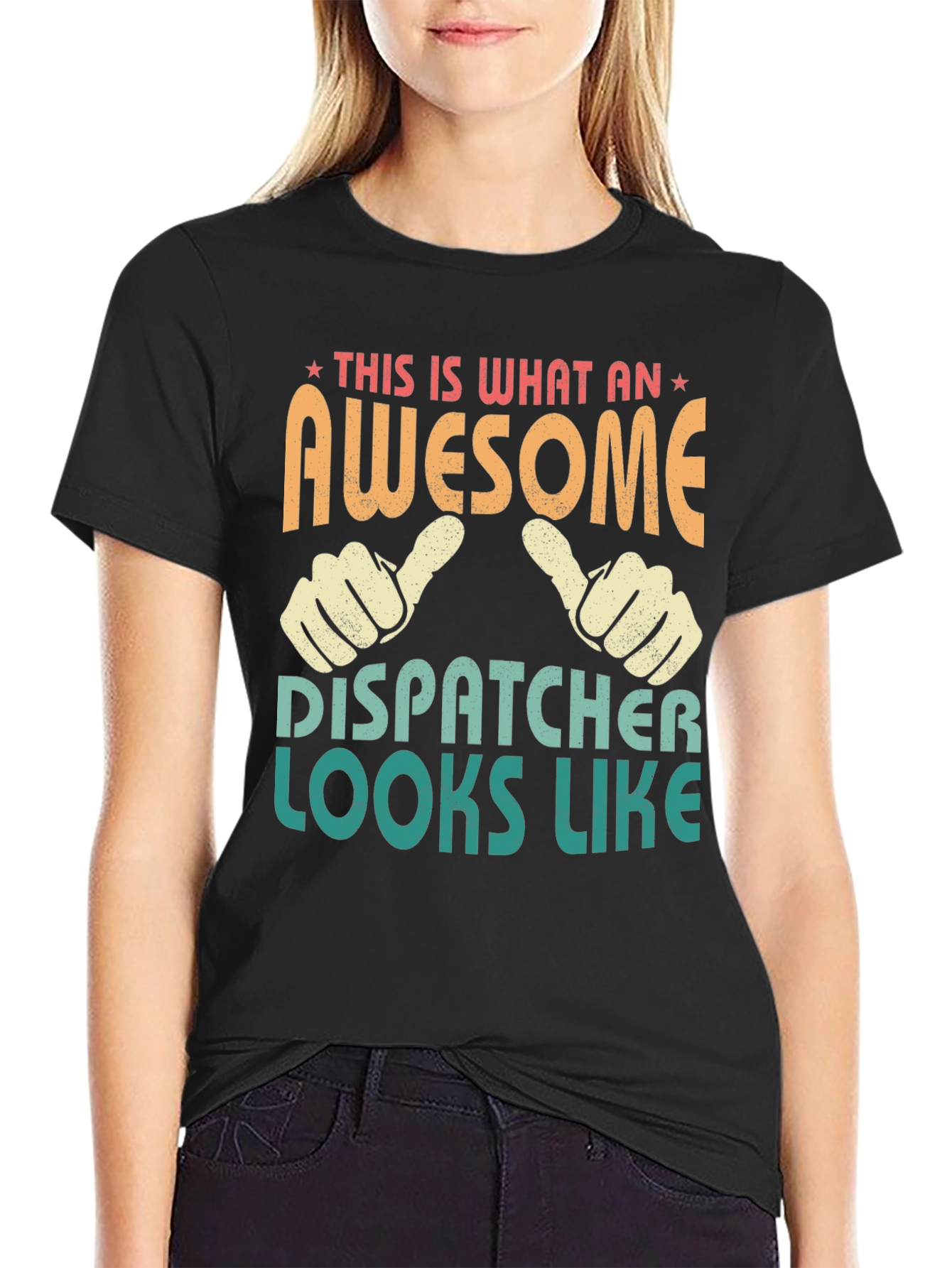 Awesome Dispatcher T-Shirt: Novelty Gift for Professionals